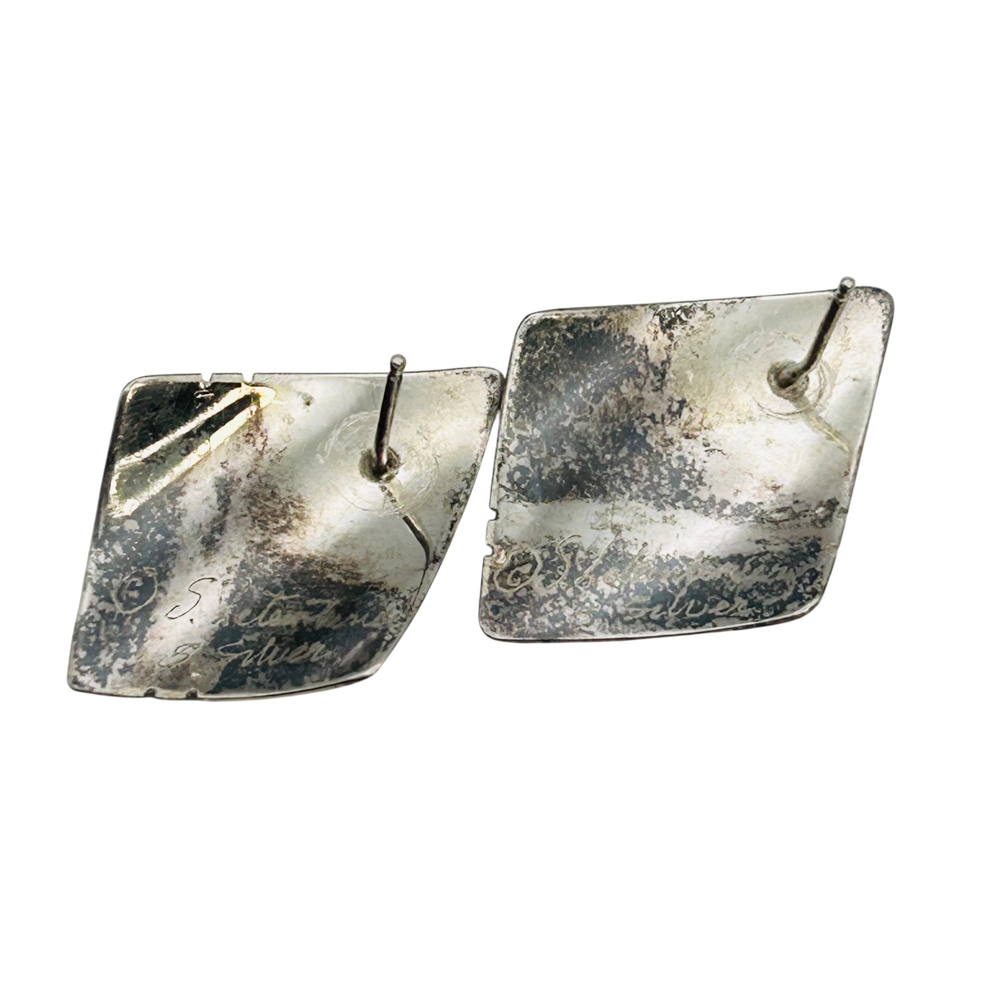 Signed Sterling Earrings