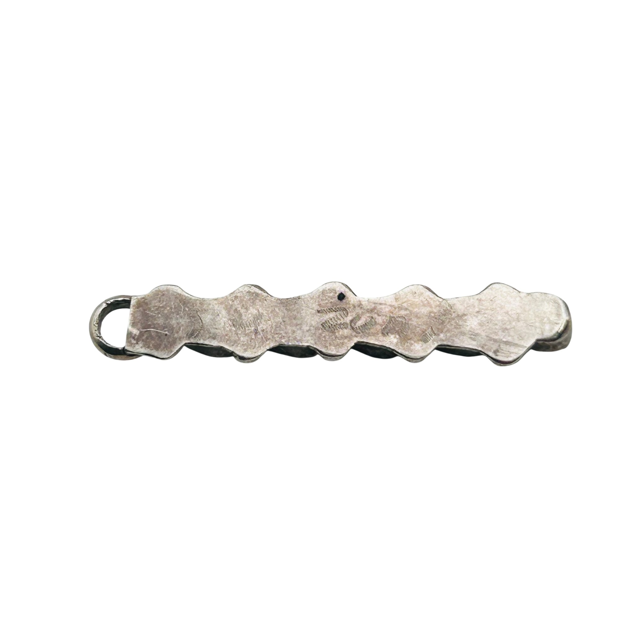 Zuni Sterling Turquoise Pendant