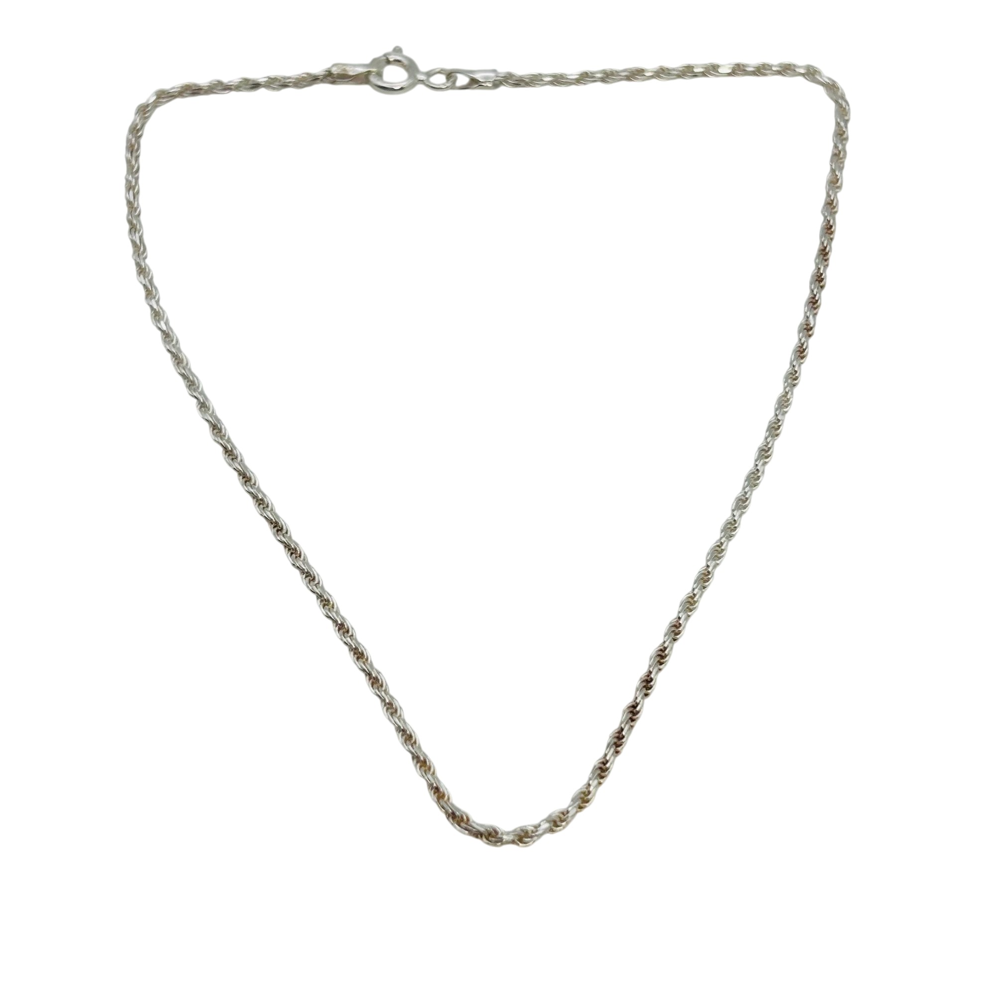 Lirm Italy Sterling Twisted Rope Chain Bracelet