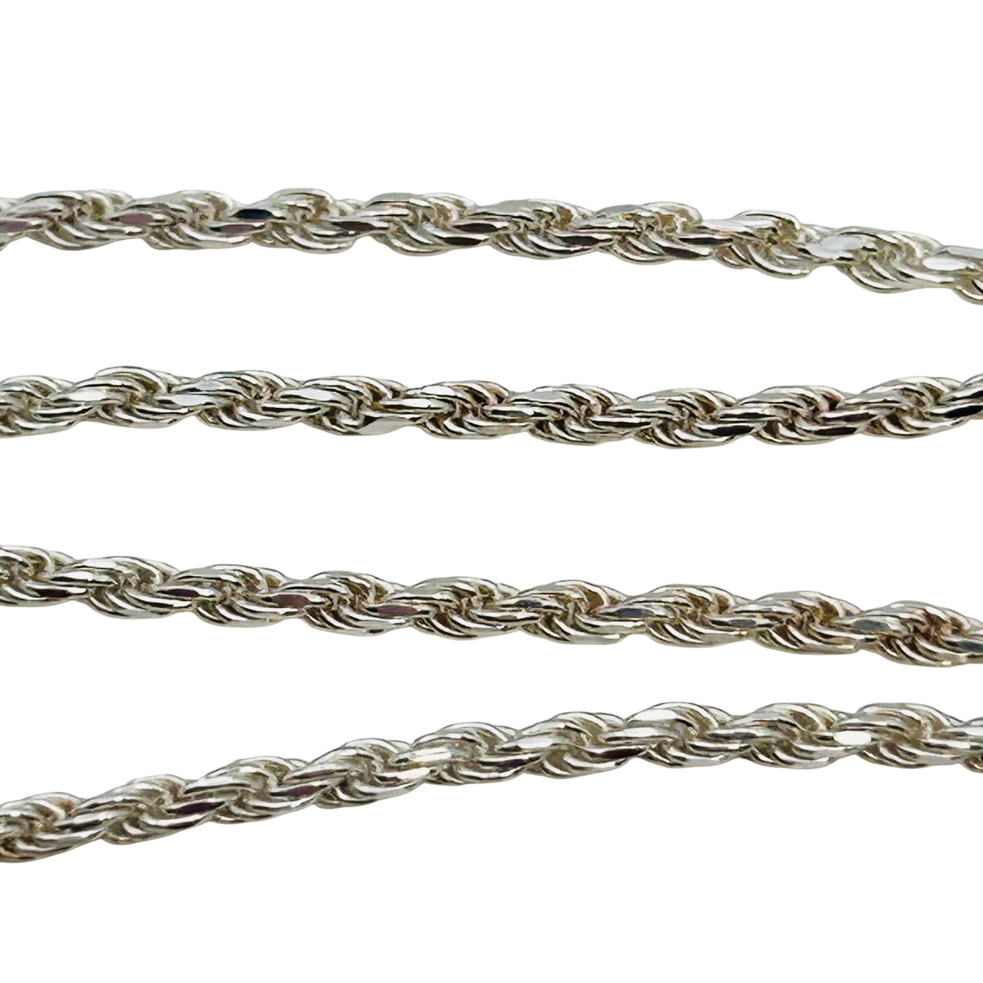 Lirm Italy Sterling Twisted Rope Chain Bracelet