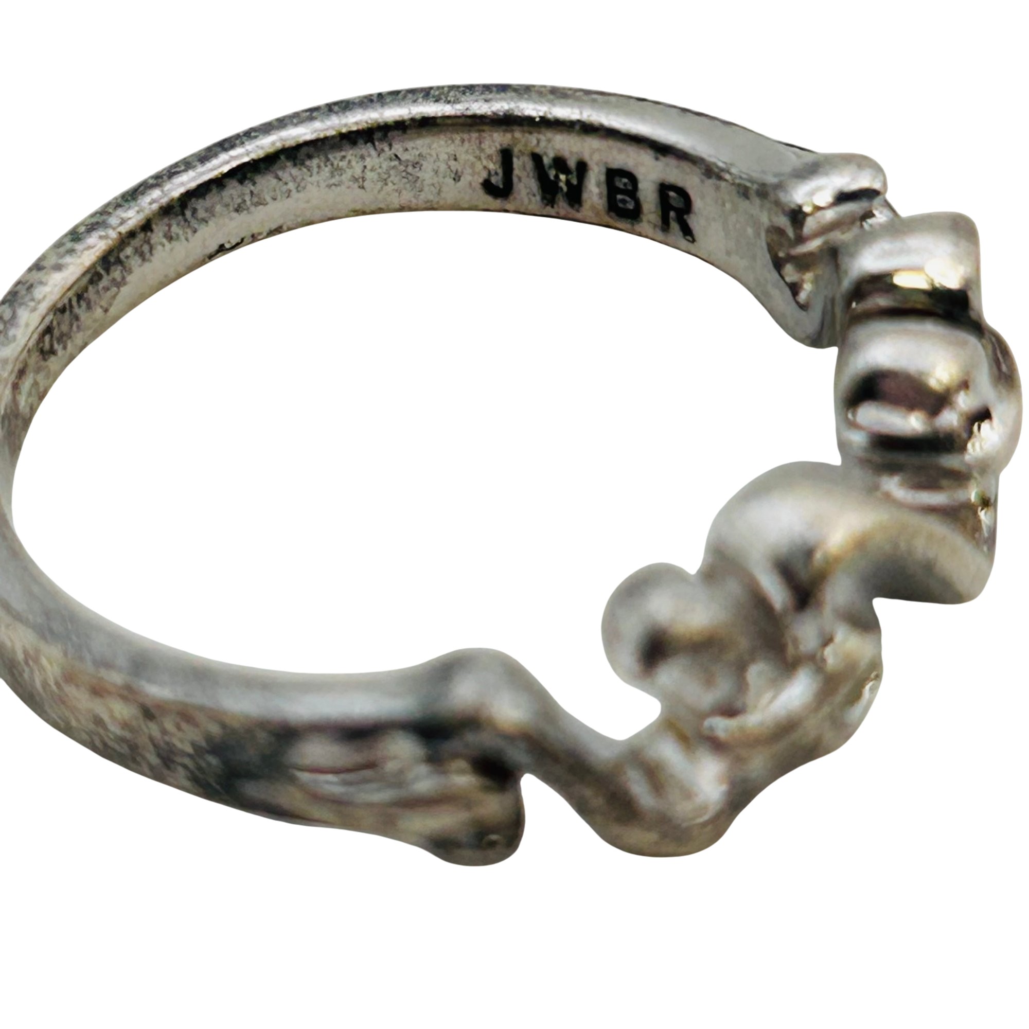 Signed Sterling Infinity Ring Sz 6.5