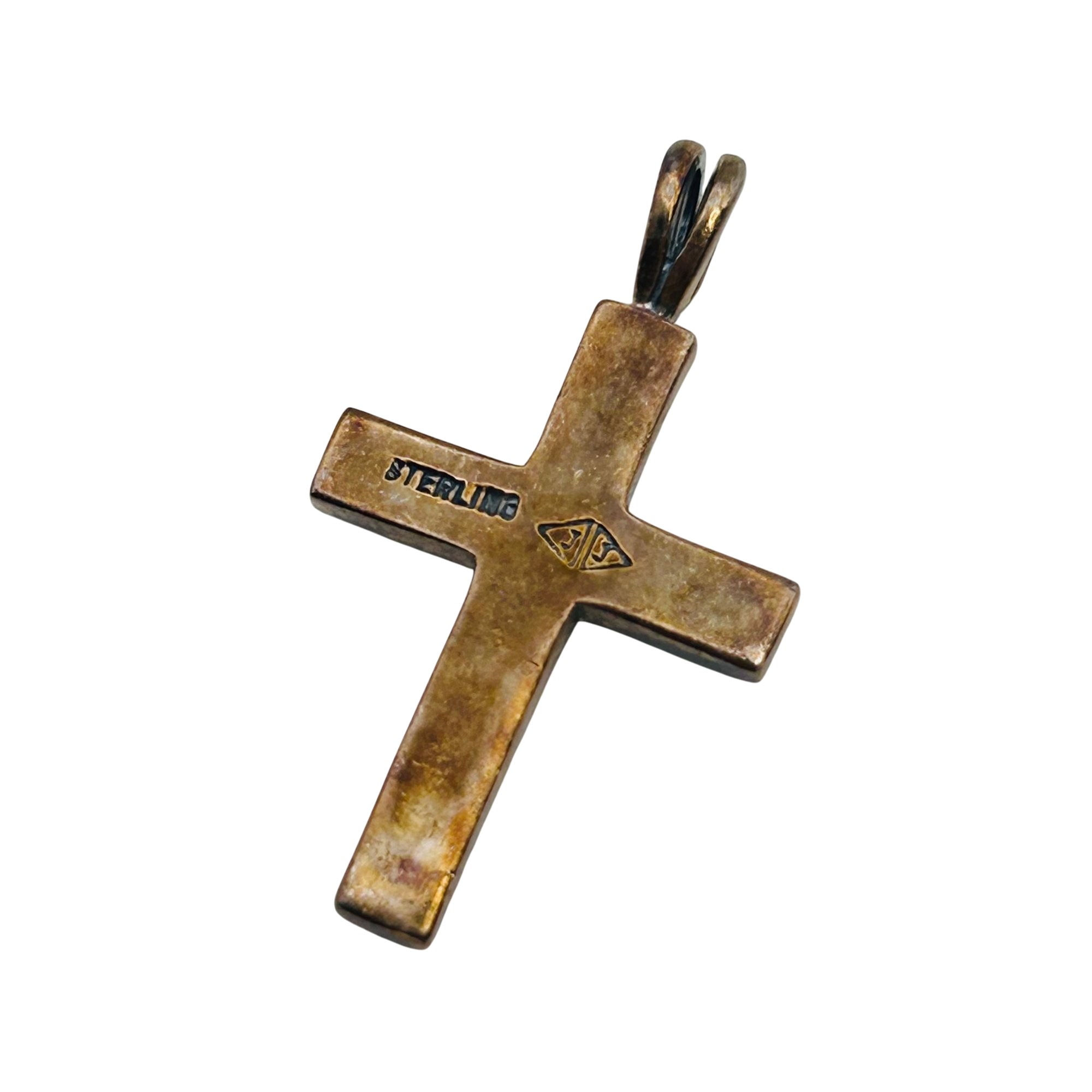 Judith Jack Sterling Marcasite Cross Pendant