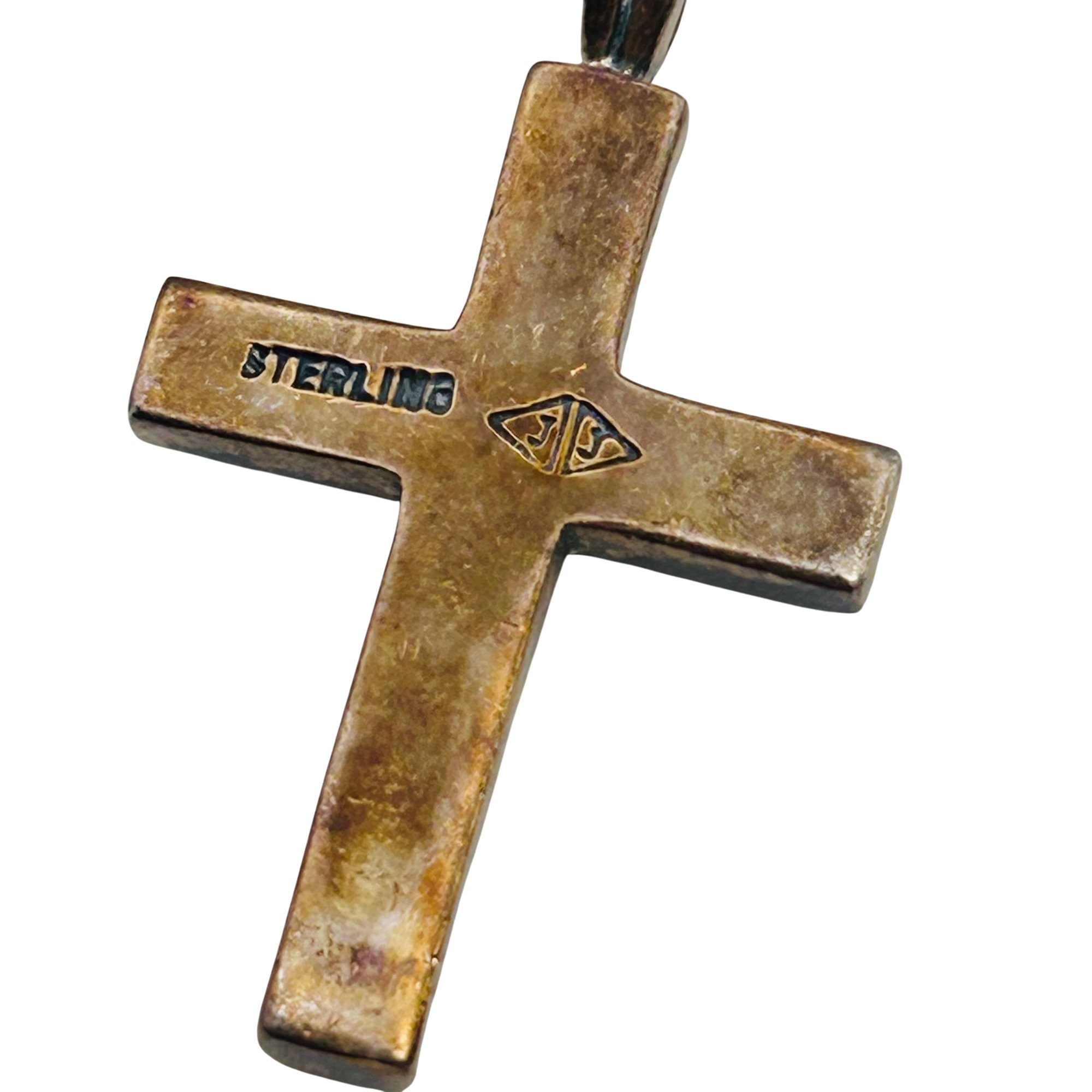Judith Jack Sterling Marcasite Cross Pendant