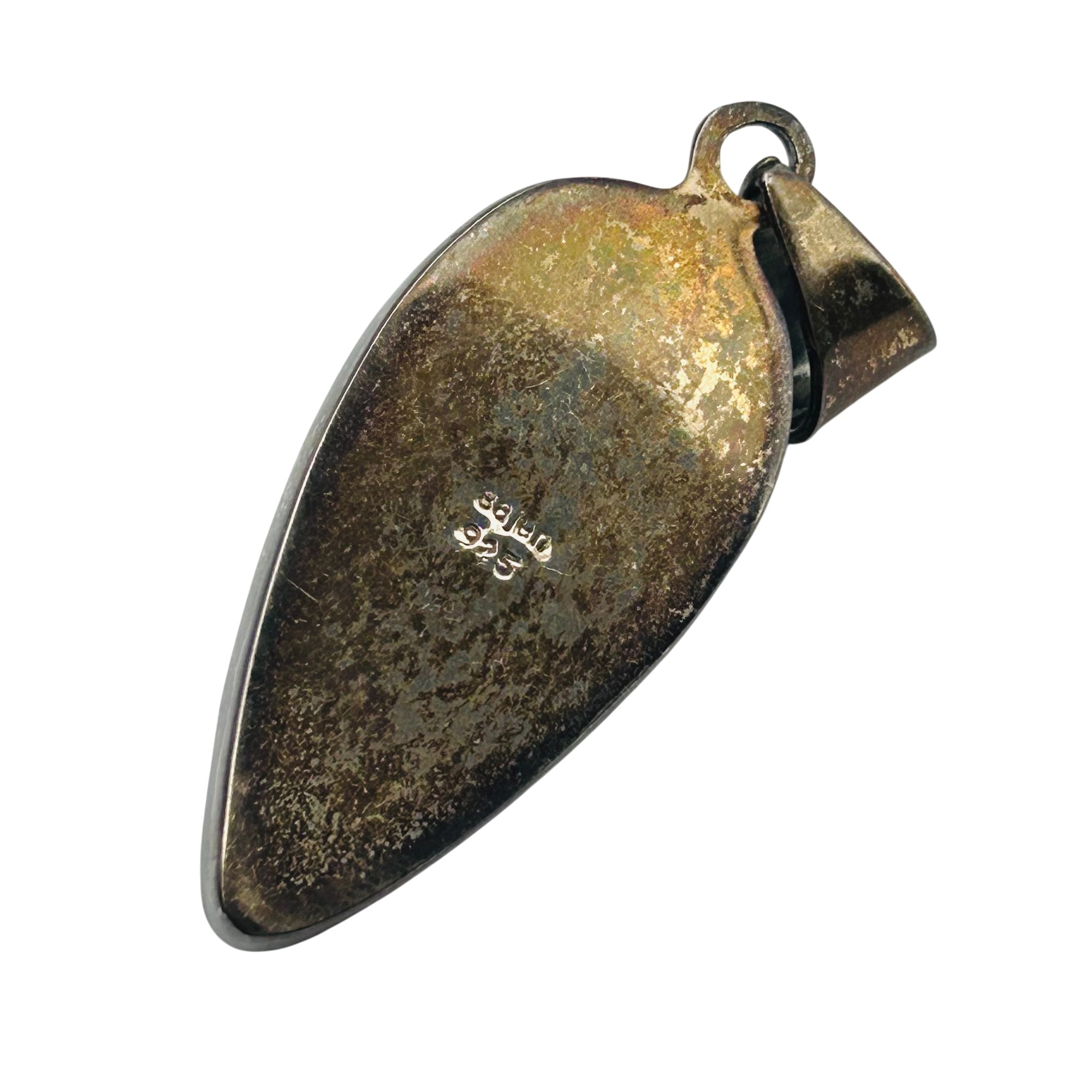 Sajen Sterling Jasper And Garnet Pendant