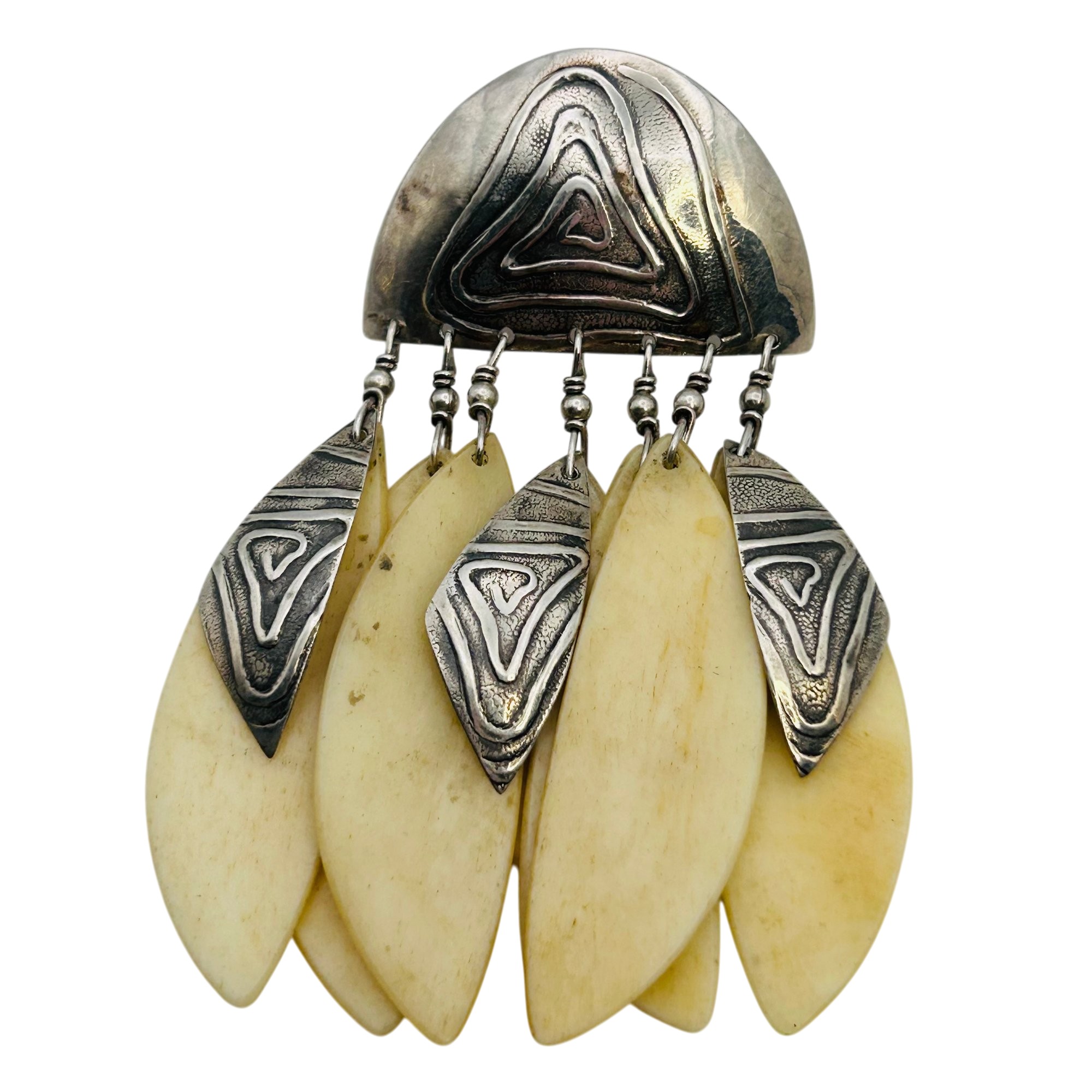 Vintage Tabra Sterling Chandelier Earrings