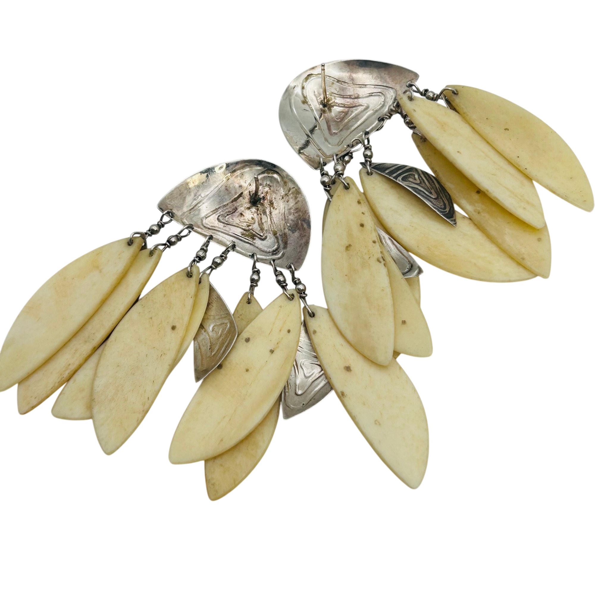 Vintage Tabra Sterling Chandelier Earrings