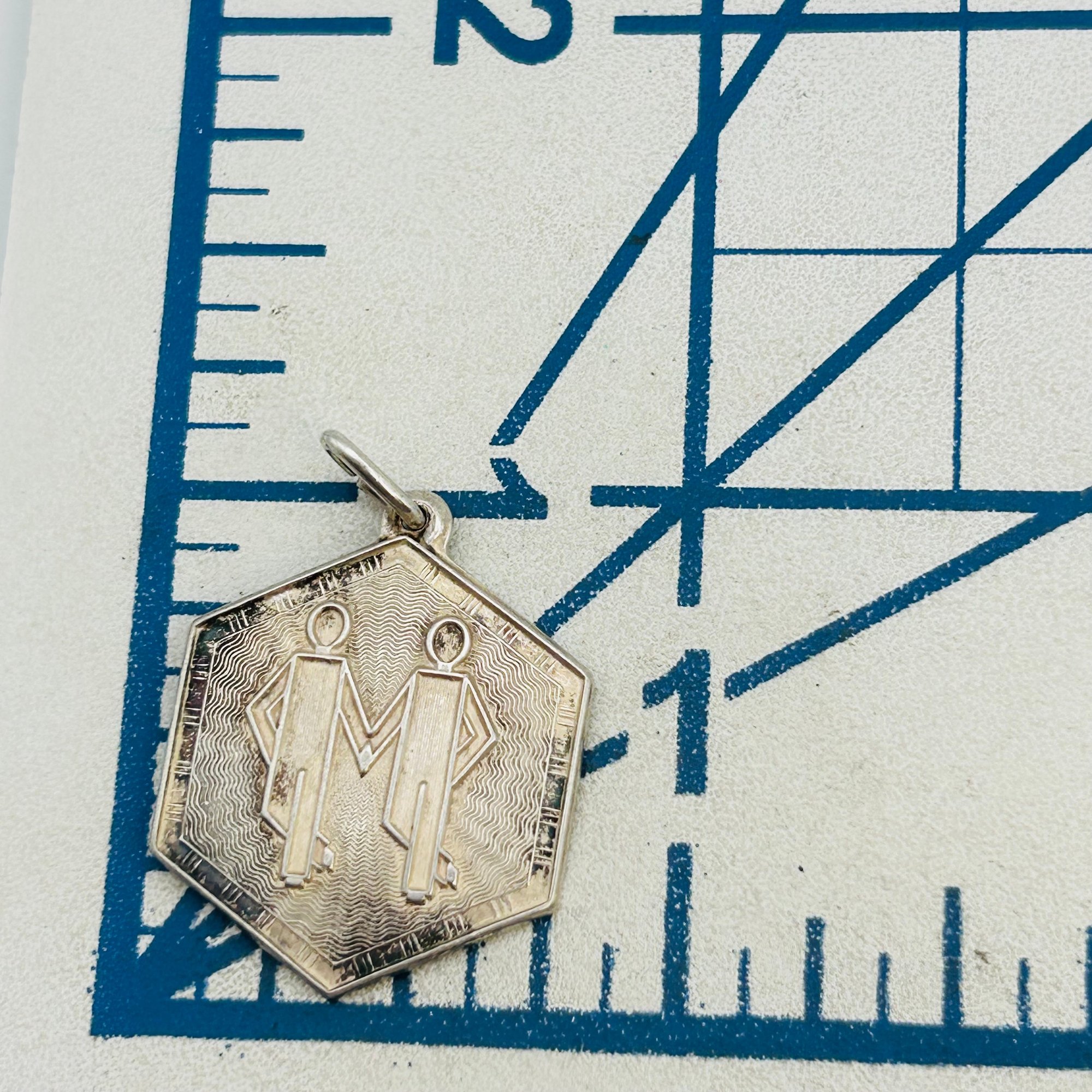 David Andersen Norway Sterling Gemini Pendant