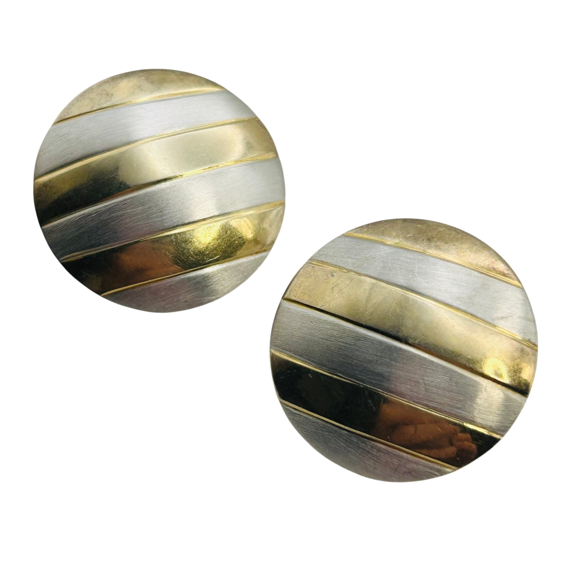 R. Pauli Sterling Medallion Earrings