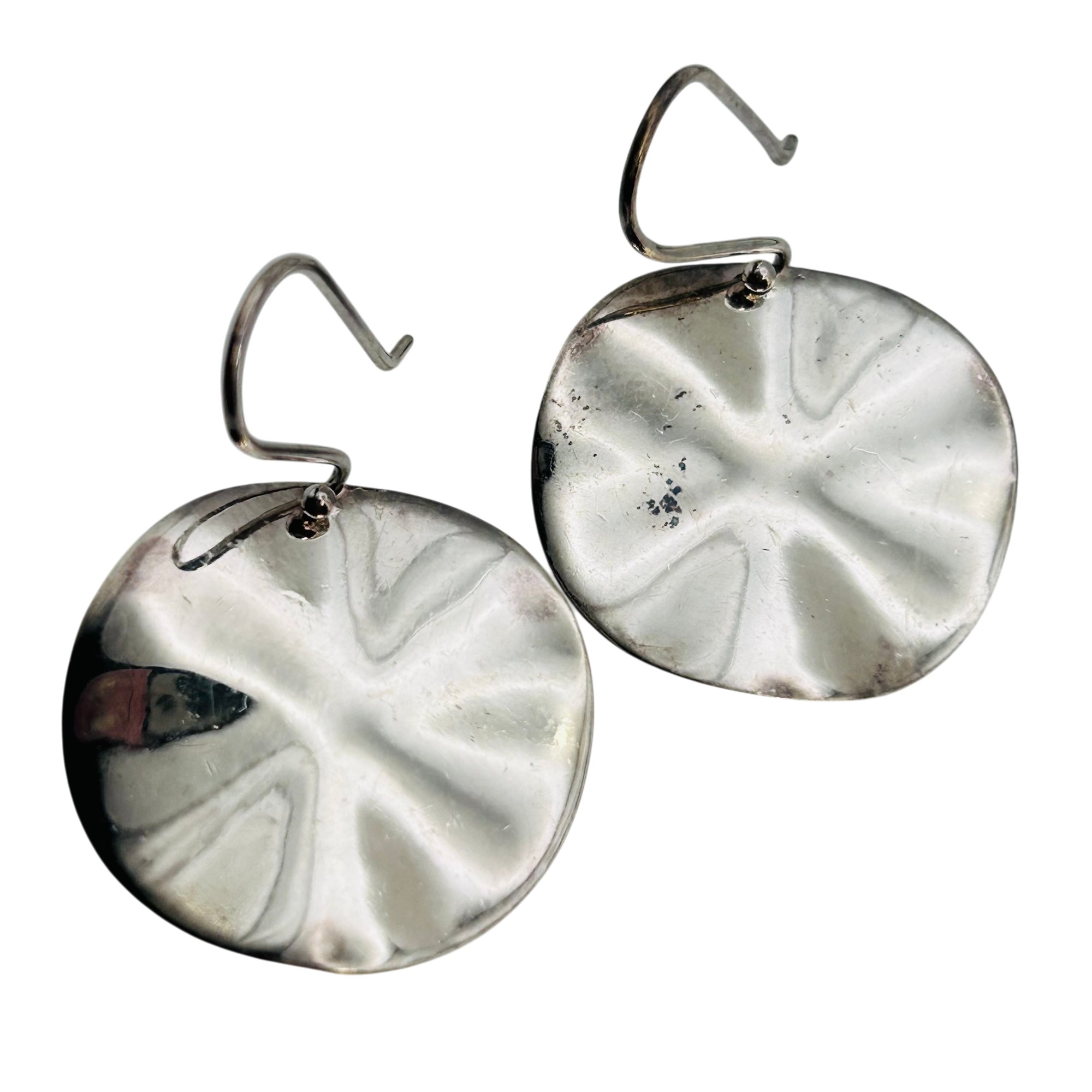 Ippolita Sterling Wavy Disk Earrings