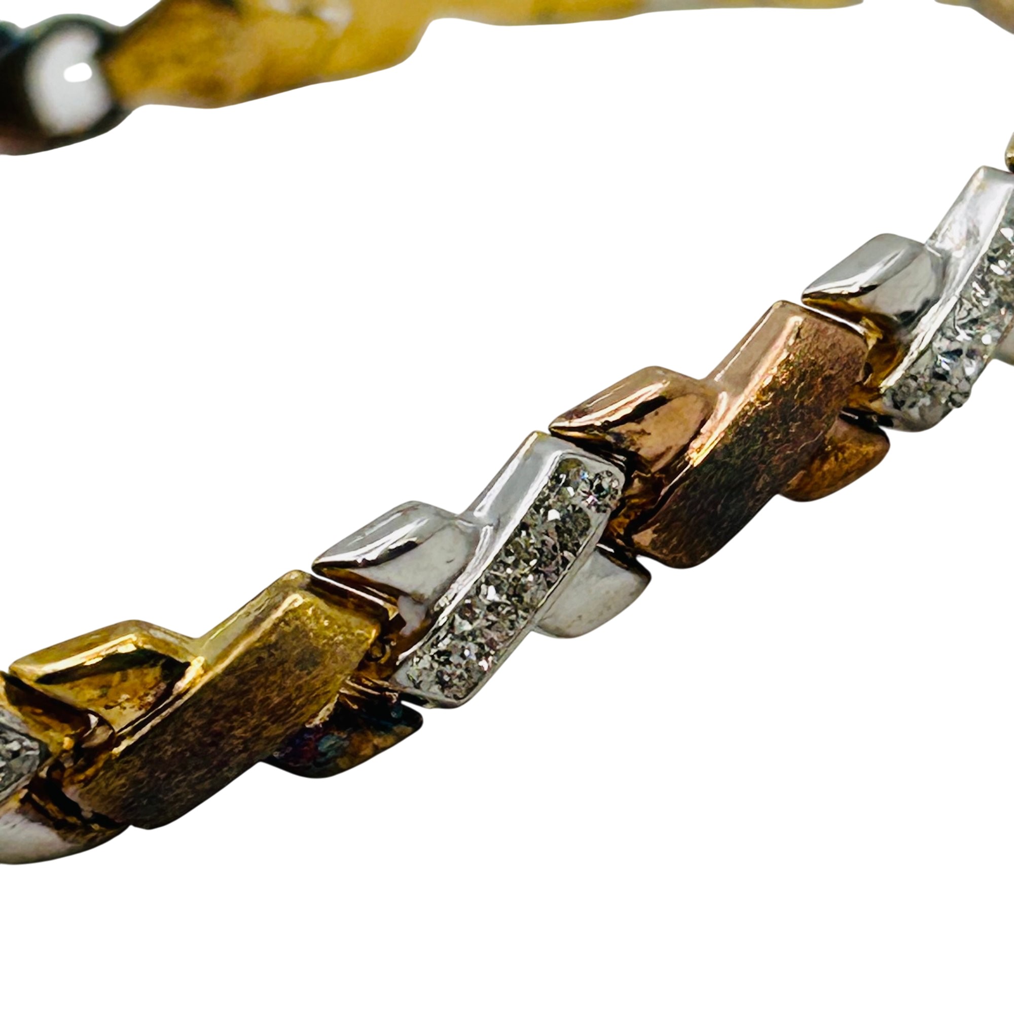 Signed Turkey Sterling Tennis Bracelet