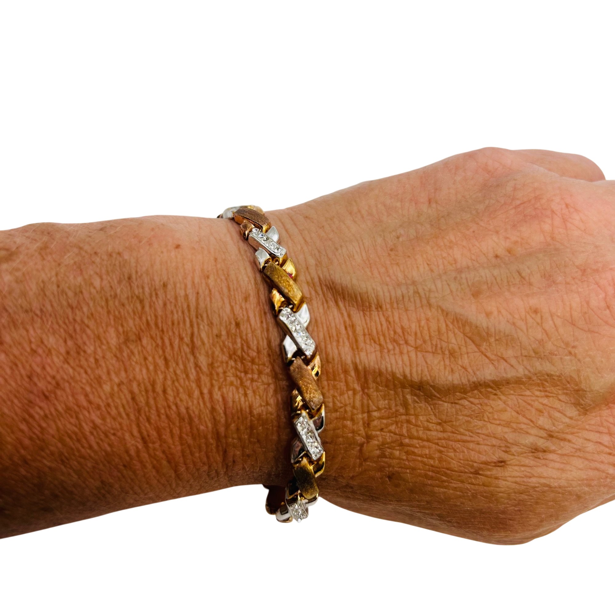 Signed Turkey Sterling Tennis Bracelet
