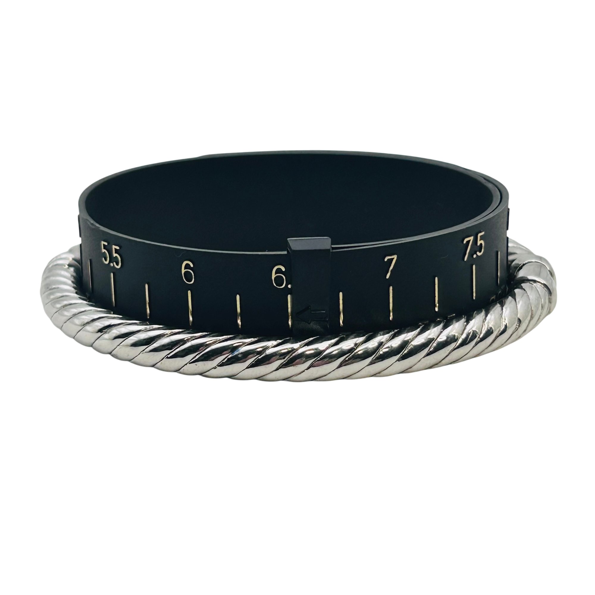 Signed Sterling Hinge Bangle Bracelet