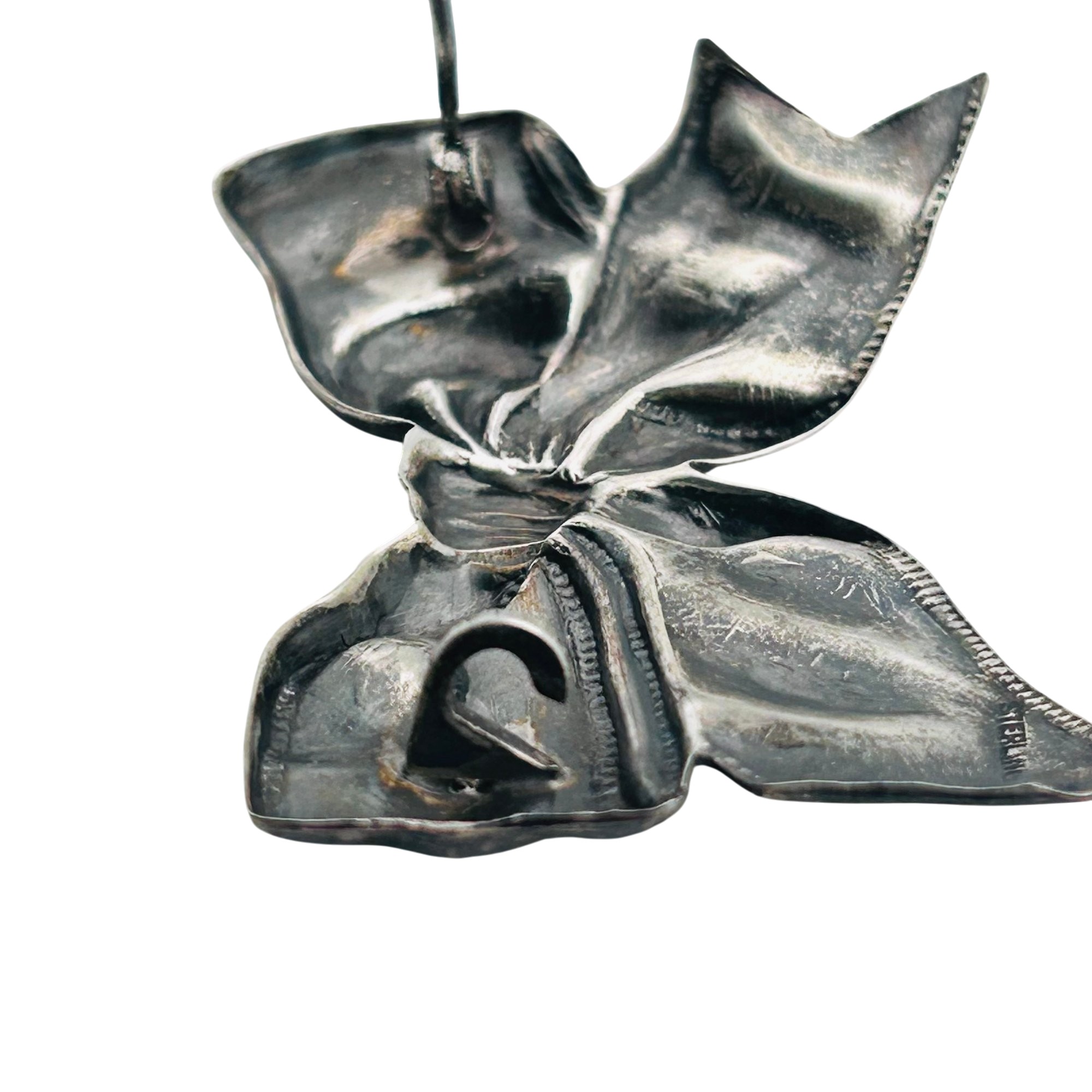 Vintage Sterling Bow Brooch