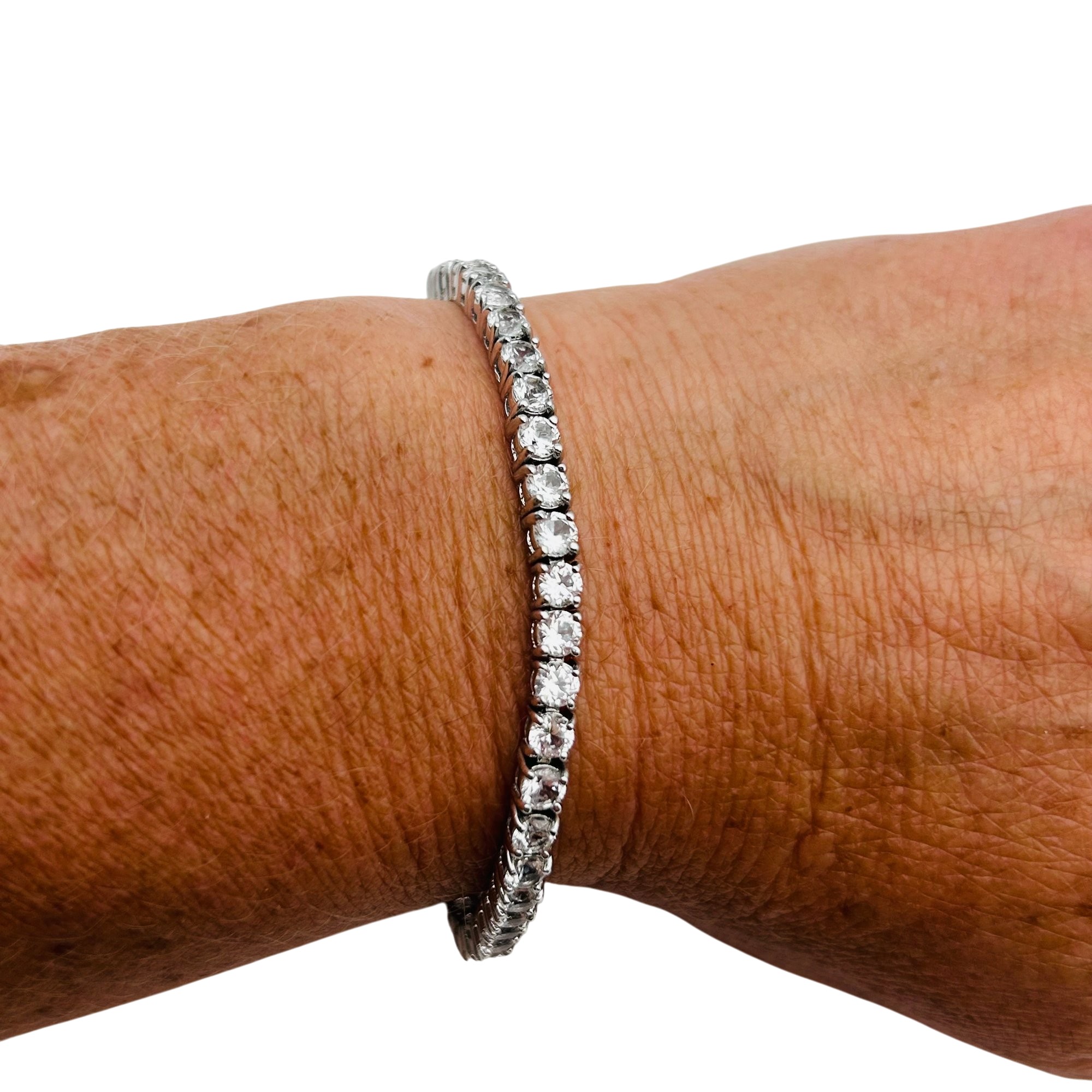 OTC Sterling Moissanite Tennis Bracelet