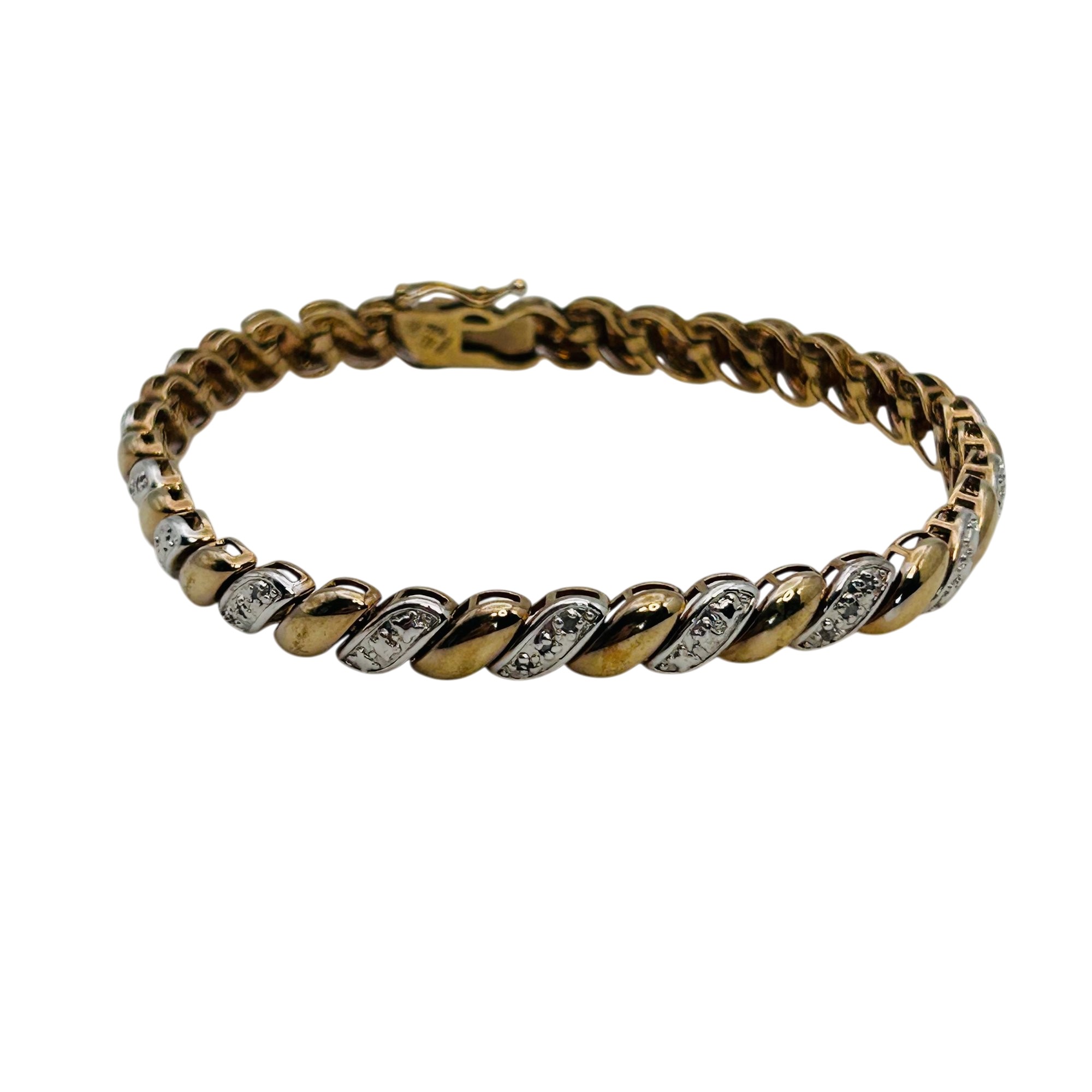 Sterling Diamond Tennis Bracelet