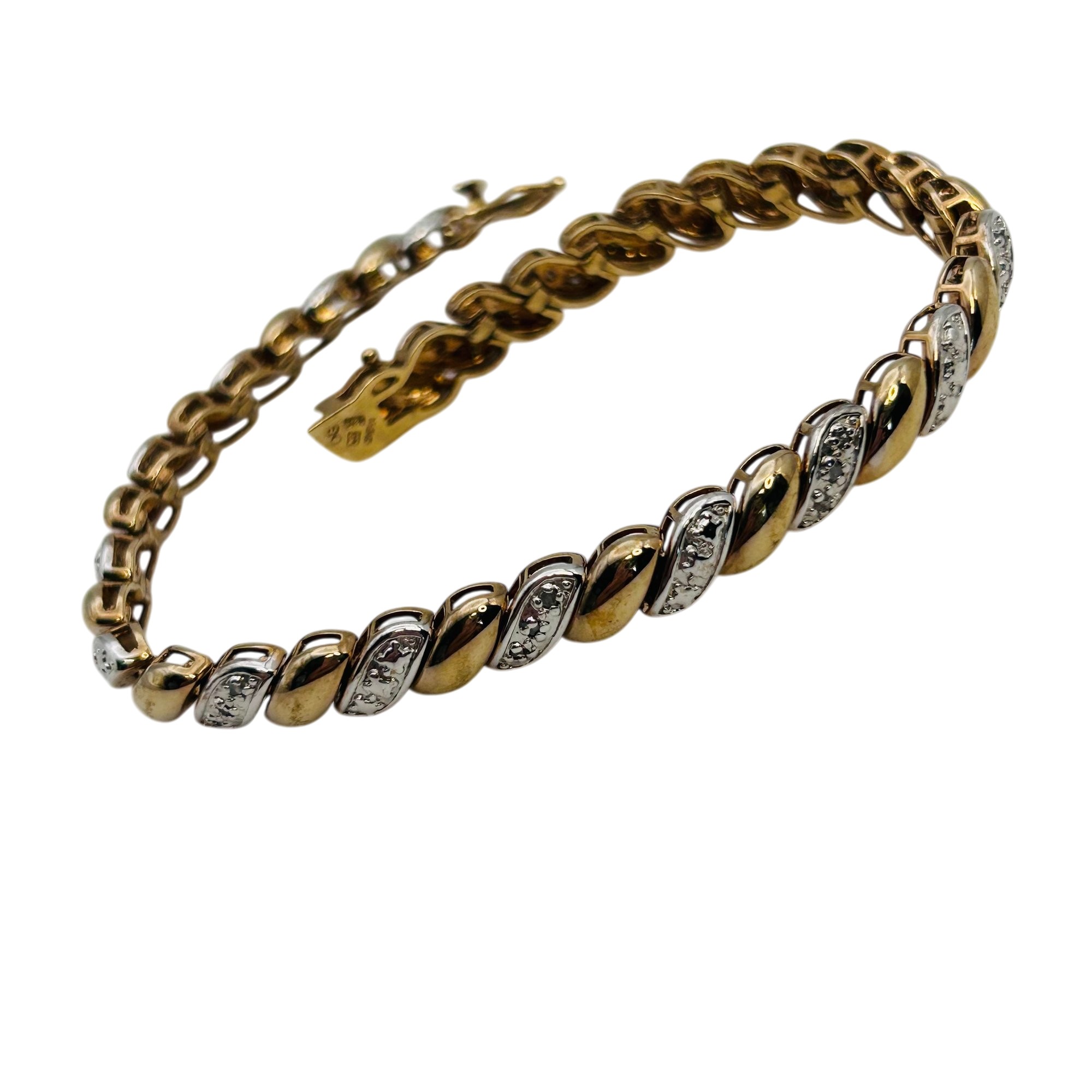 Sterling Diamond Tennis Bracelet