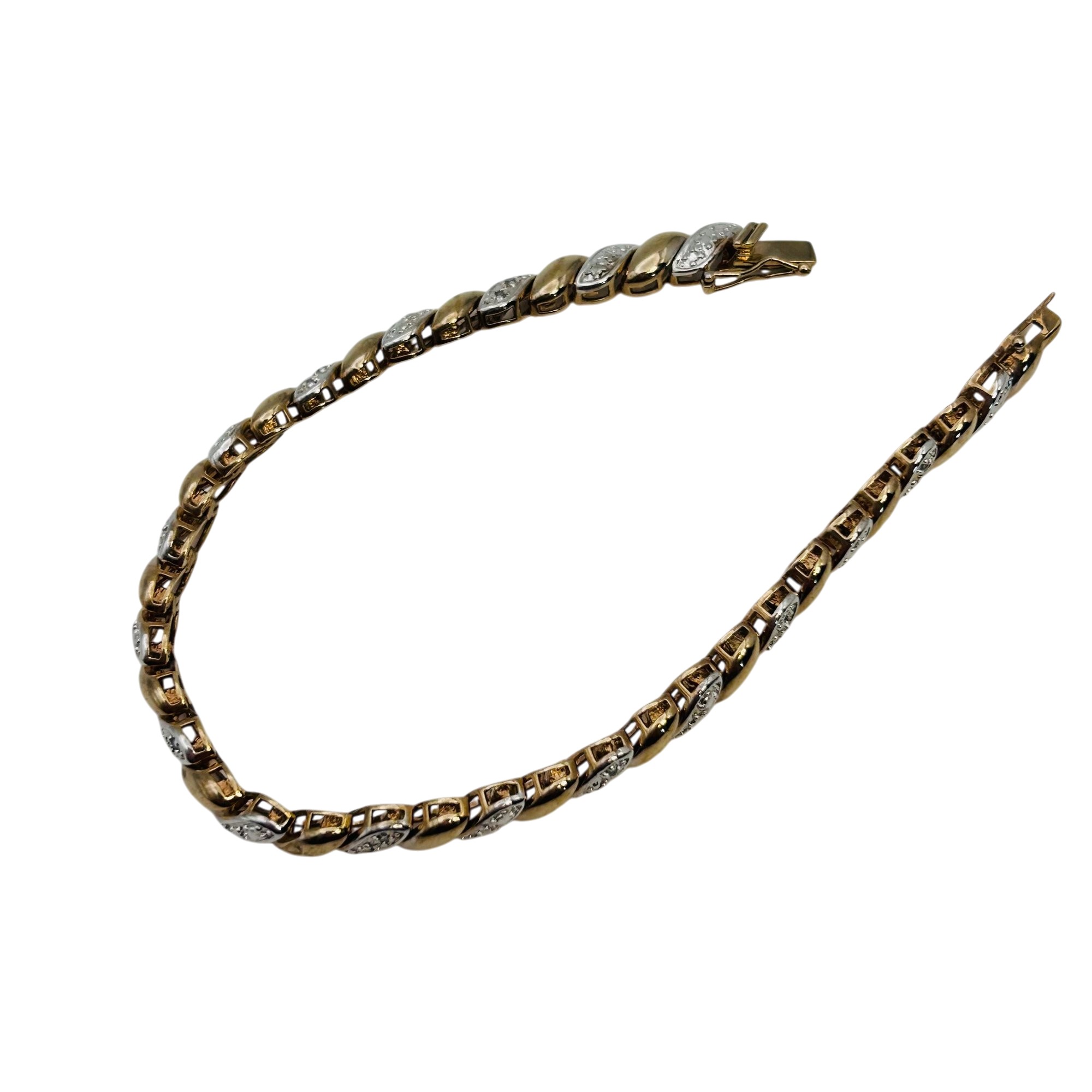Sterling Diamond Tennis Bracelet