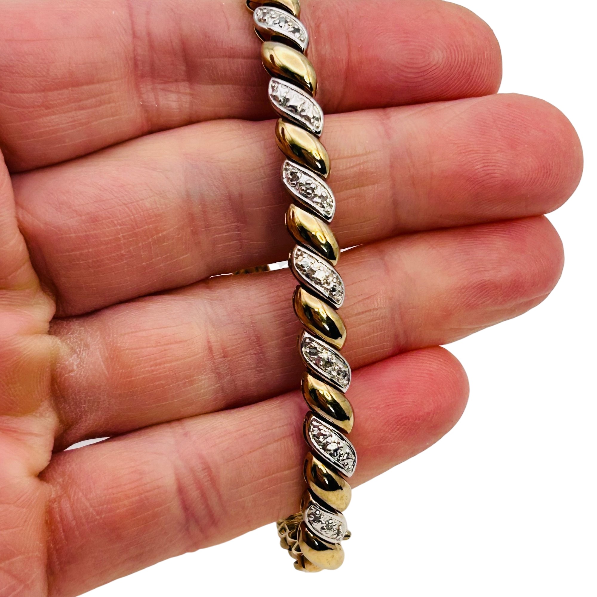 Sterling Diamond Tennis Bracelet