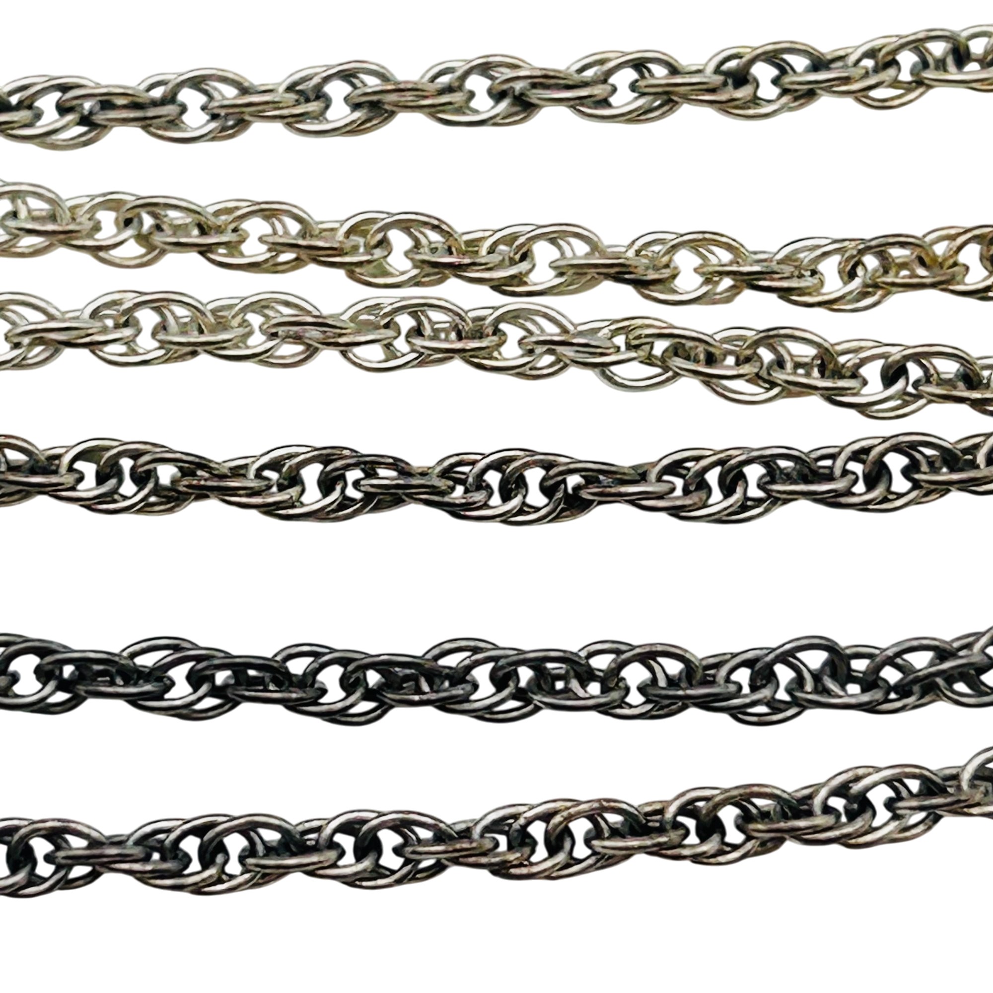 Sterling Rope Chain Necklace