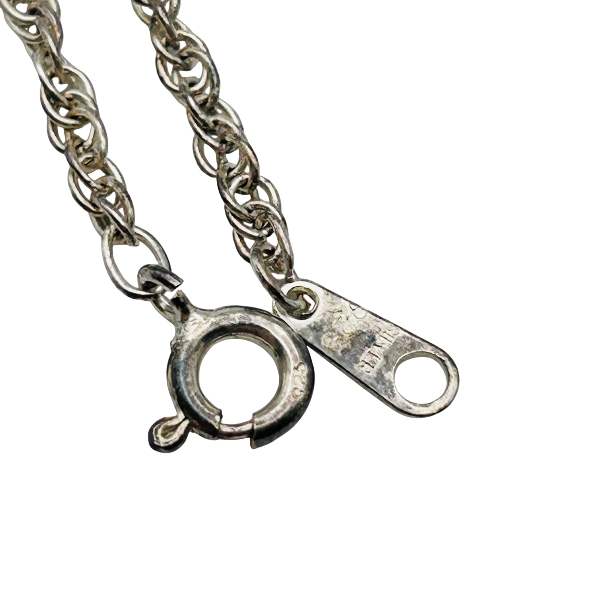 Sterling Rope Chain Necklace