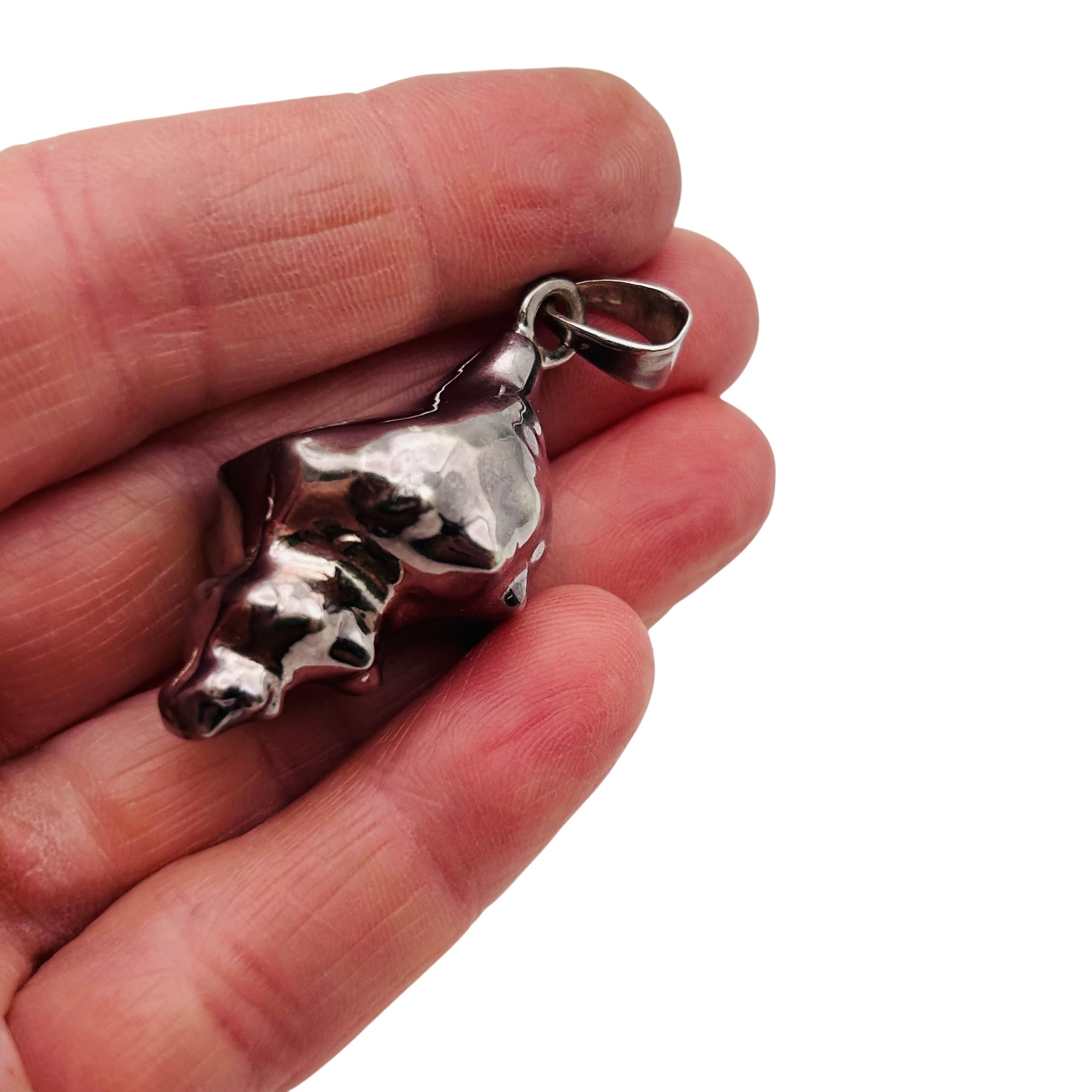Mexico Sterling Shell Pendant