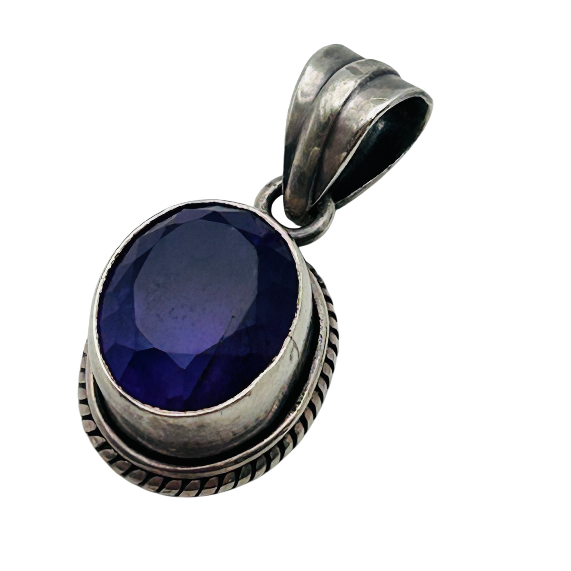 Sterling Amethyst Pendant