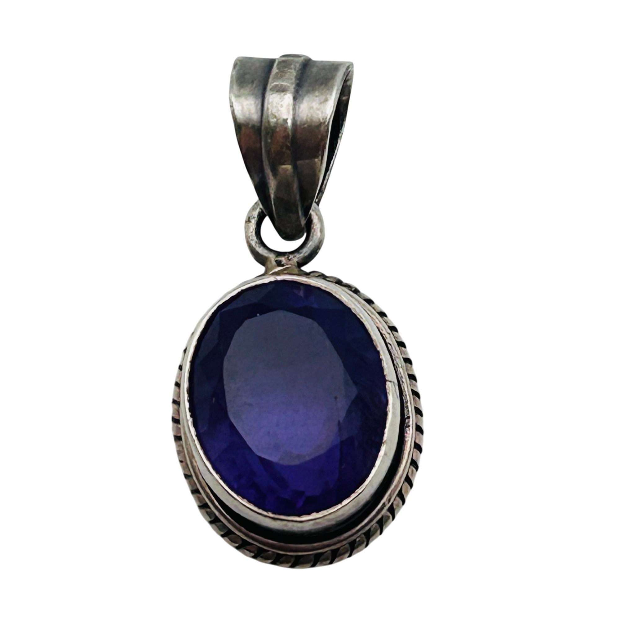 Sterling Amethyst Pendant