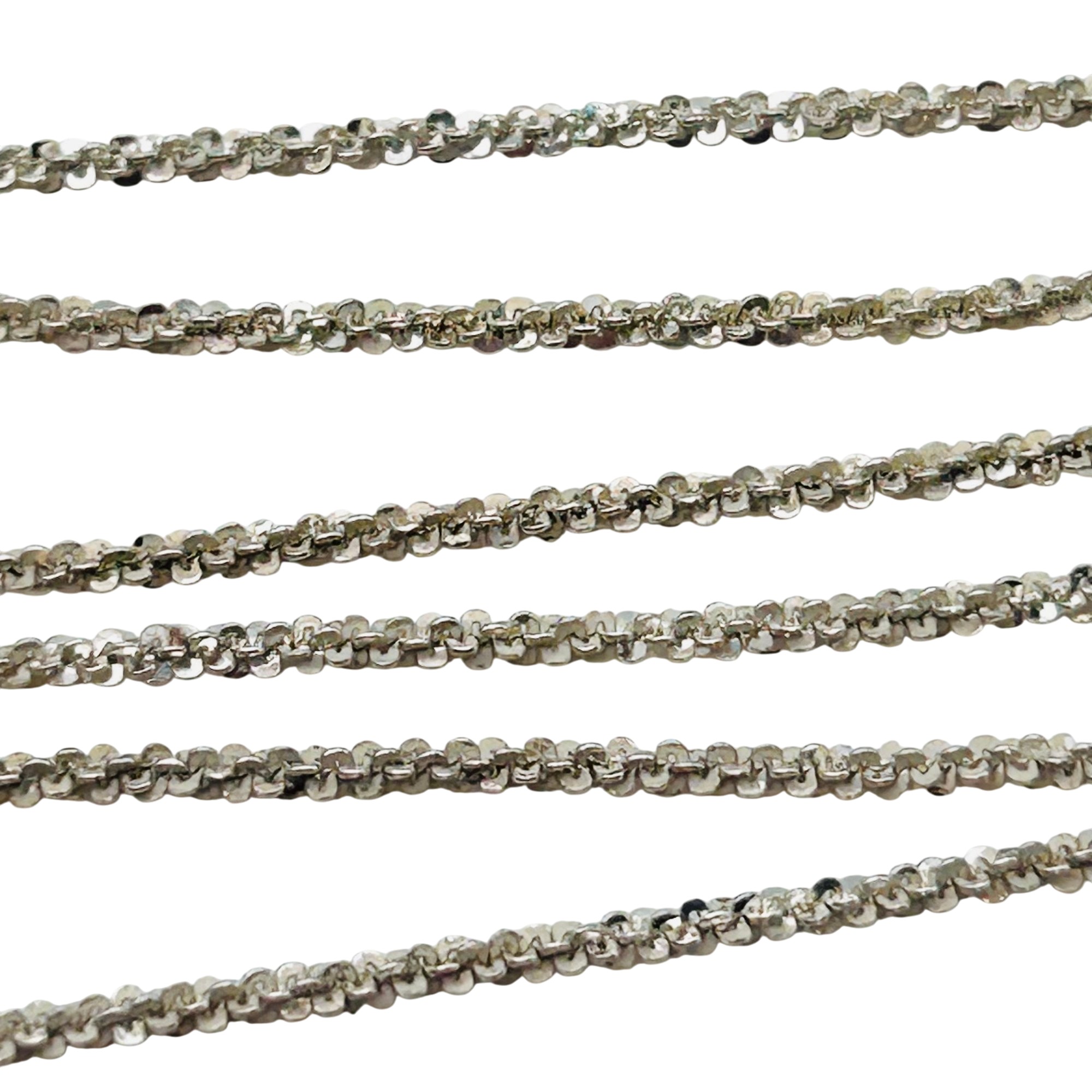 Sterling Rope Chain Necklace