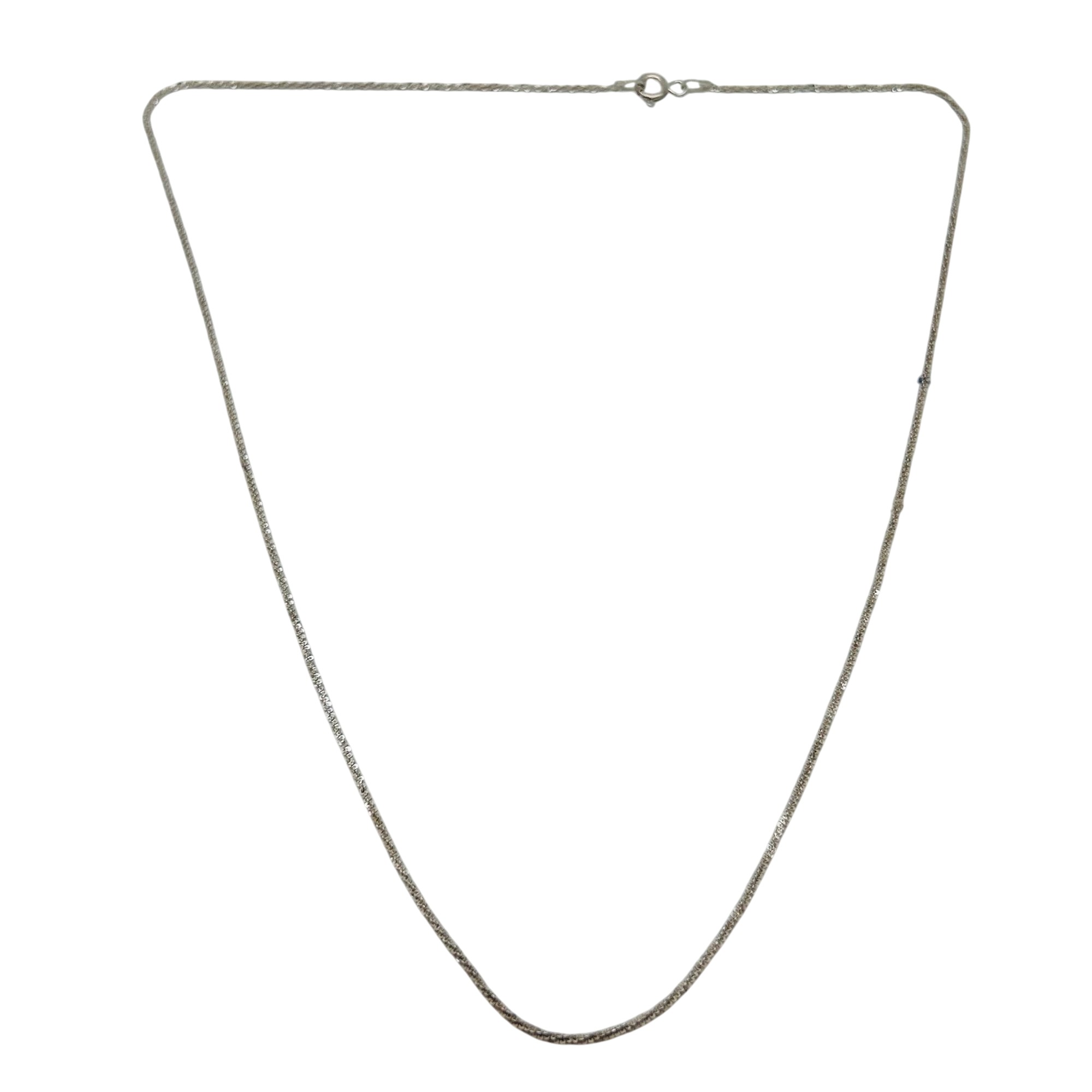 Sterling Rope Chain Necklace