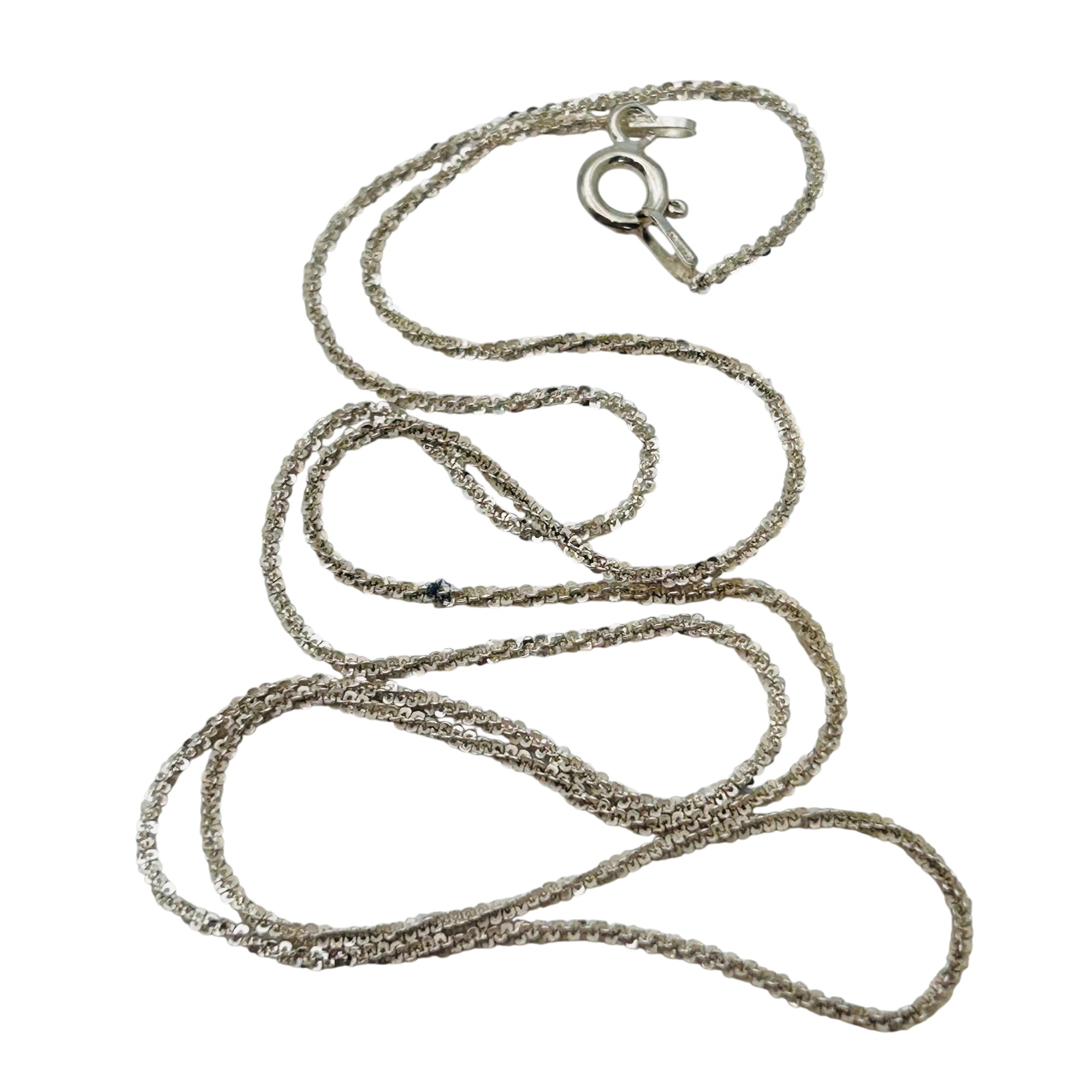 Sterling Rope Chain Necklace