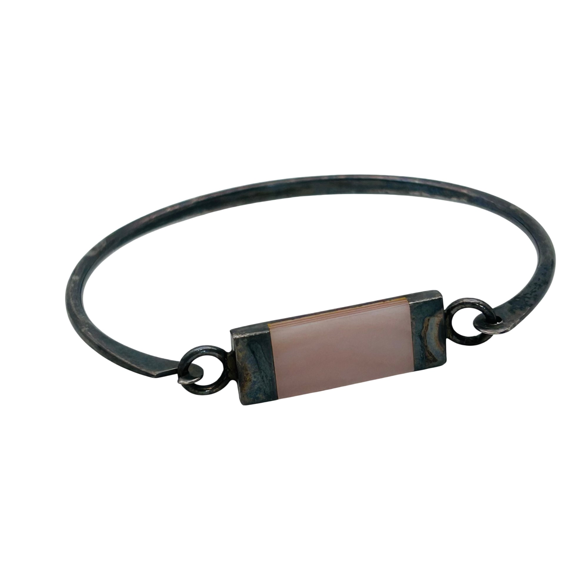 Boma Sterling Mother Of Pearl Hook Bracelet