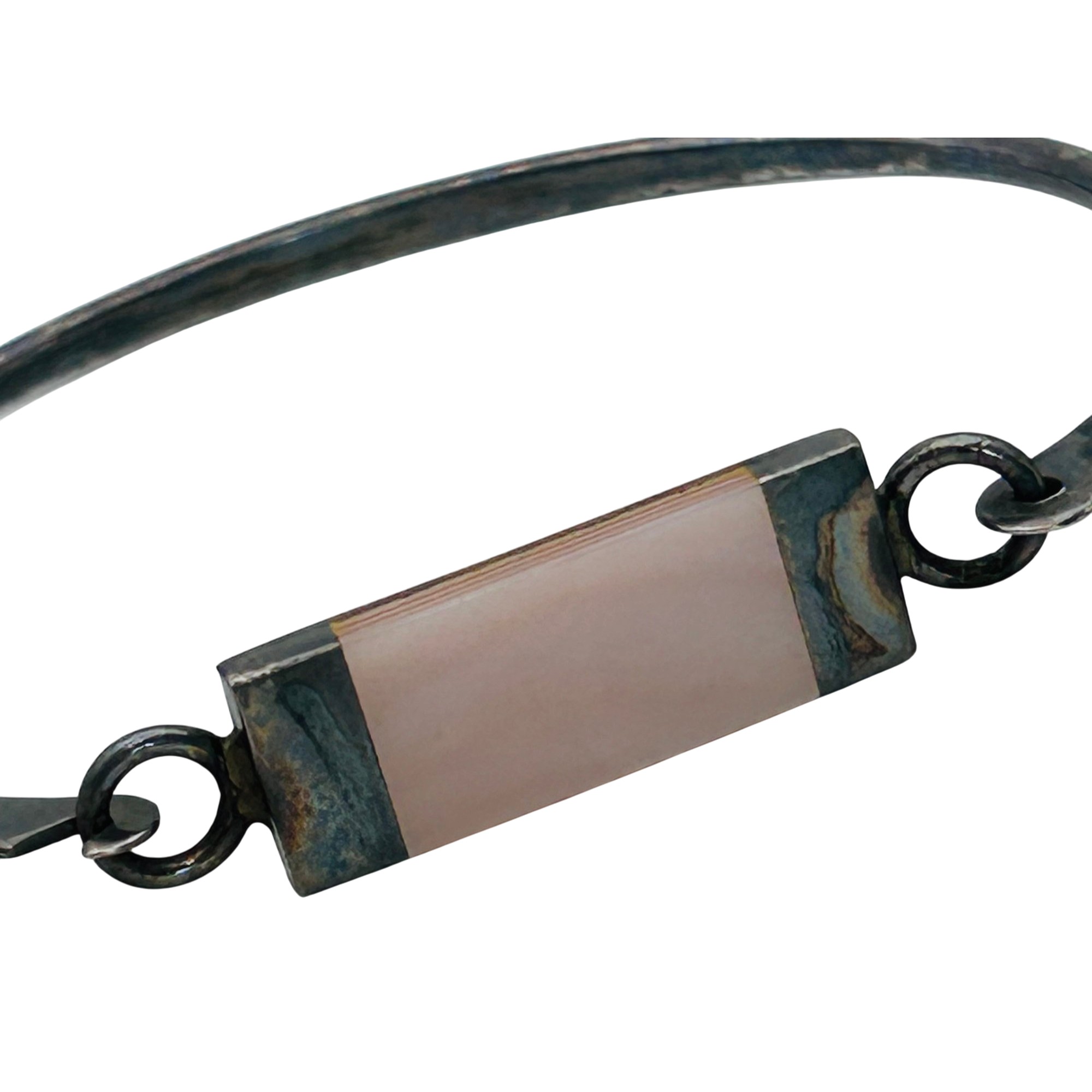 Boma Sterling Mother Of Pearl Hook Bracelet