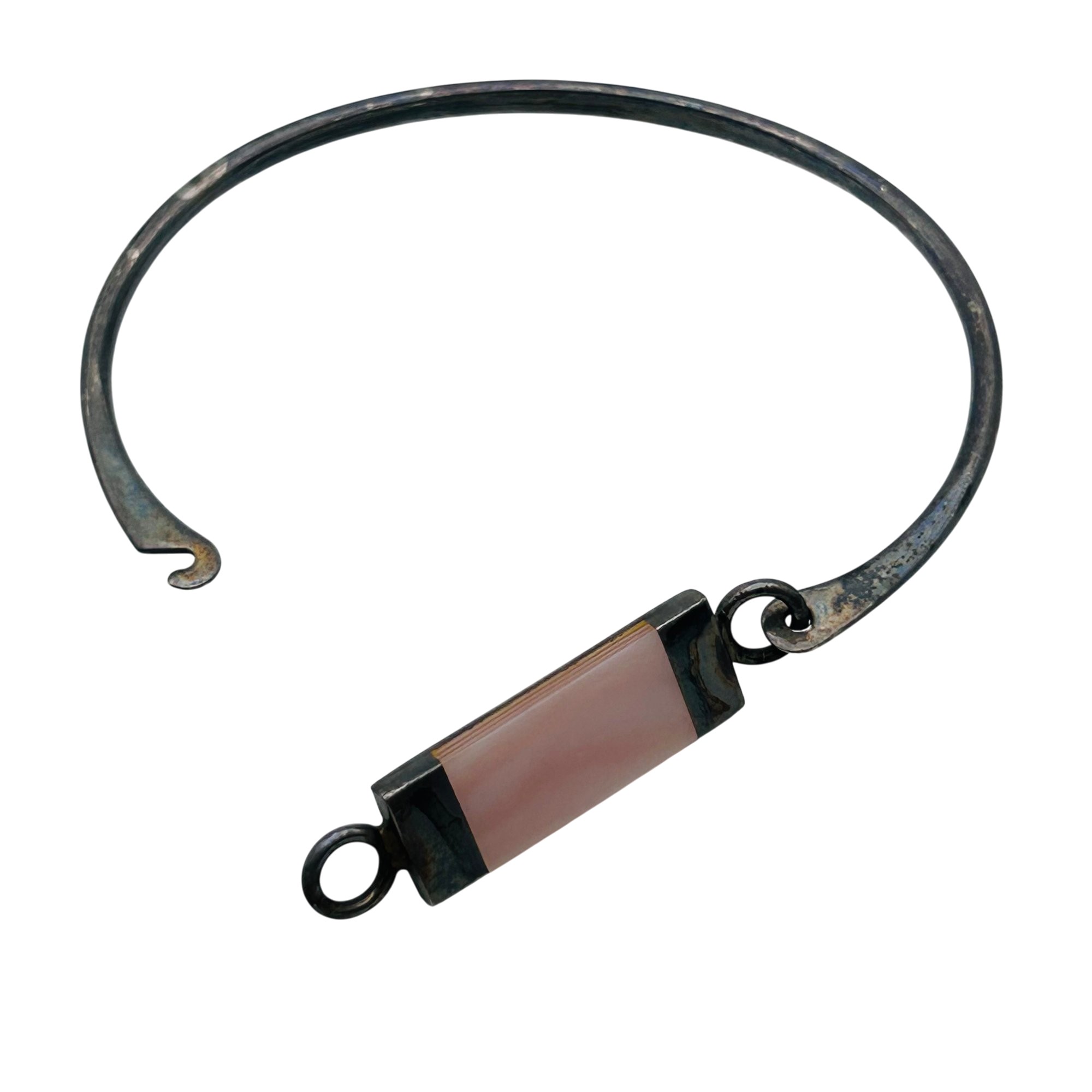 Boma Sterling Mother Of Pearl Hook Bracelet