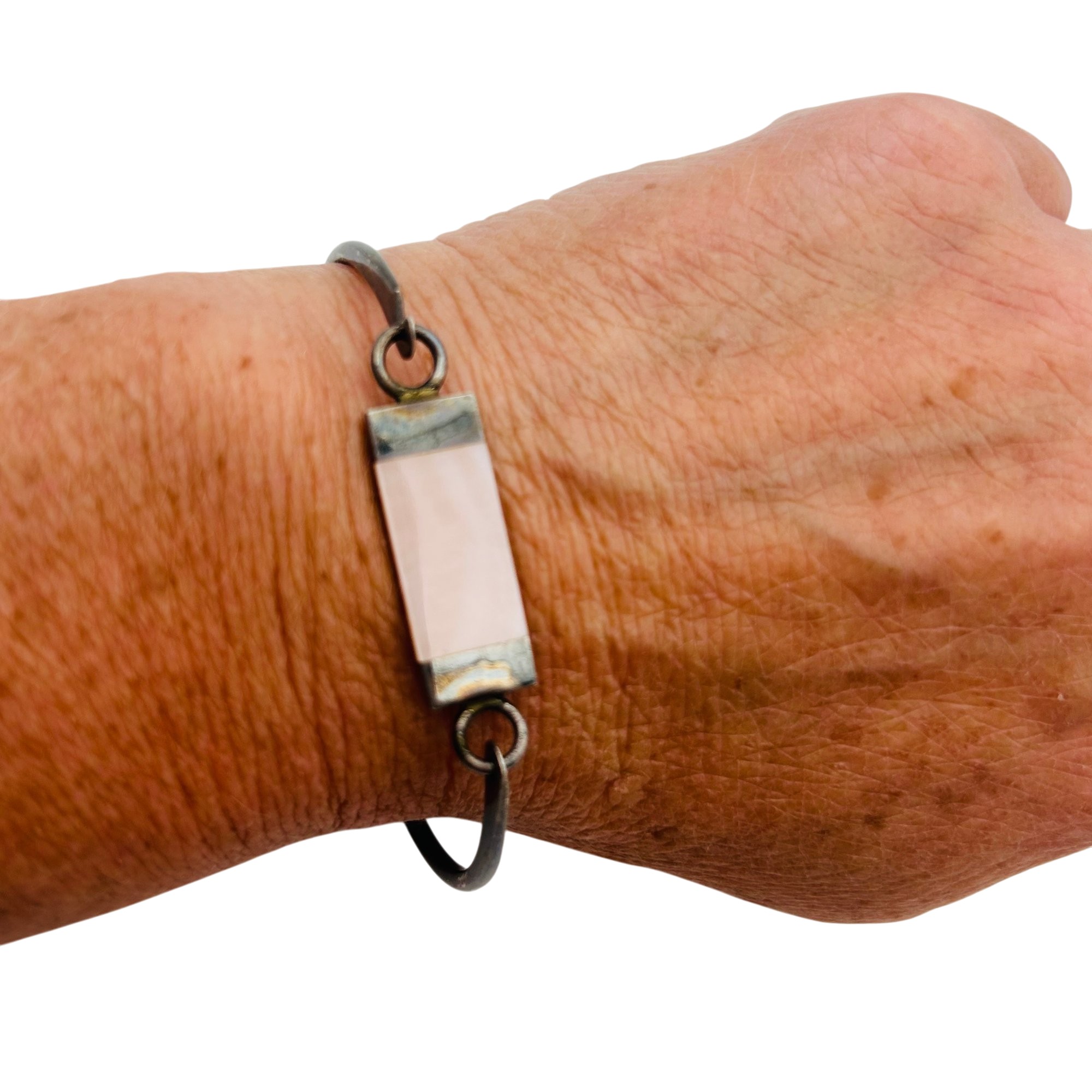 Boma Sterling Mother Of Pearl Hook Bracelet