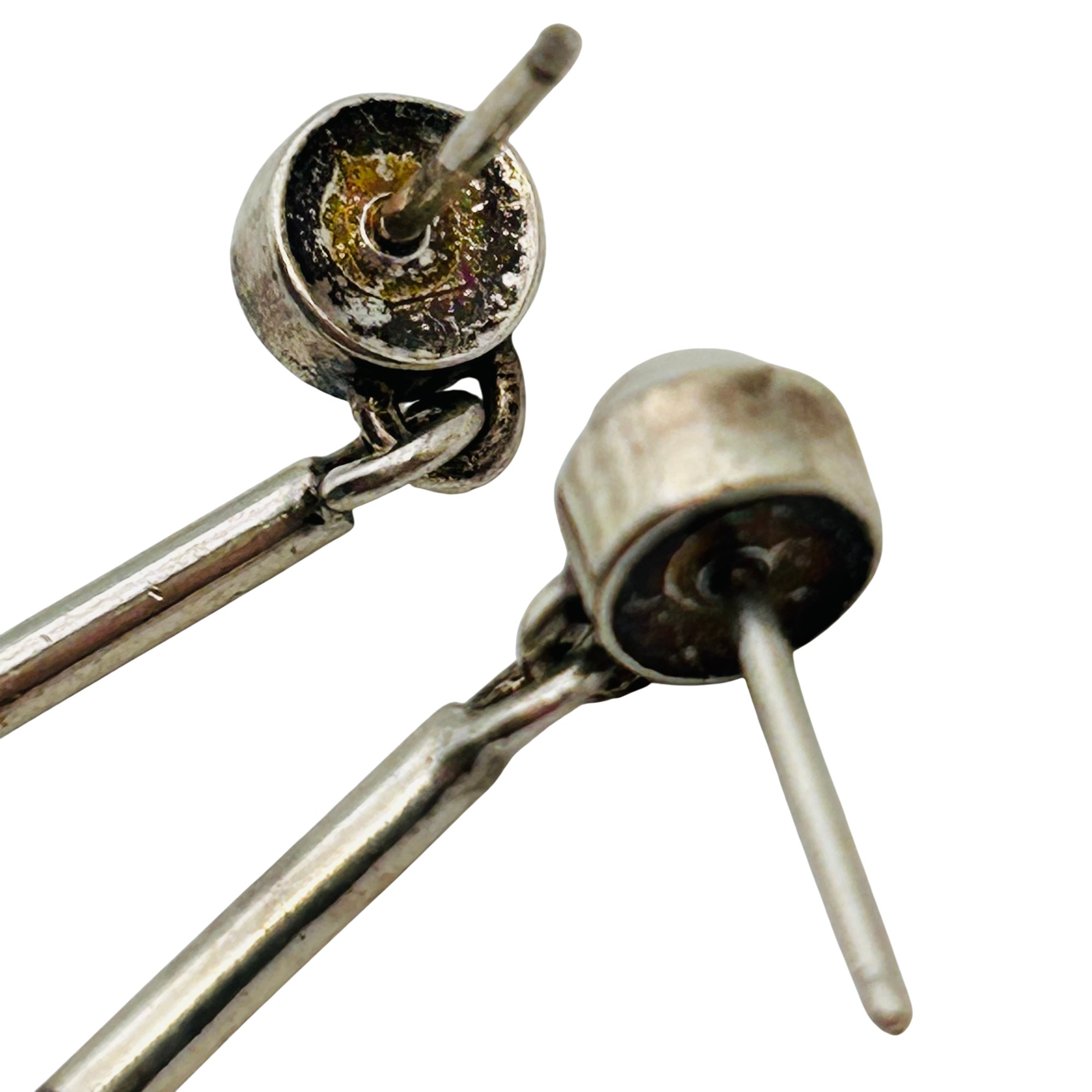 Sterling Pearl Drop Earrings