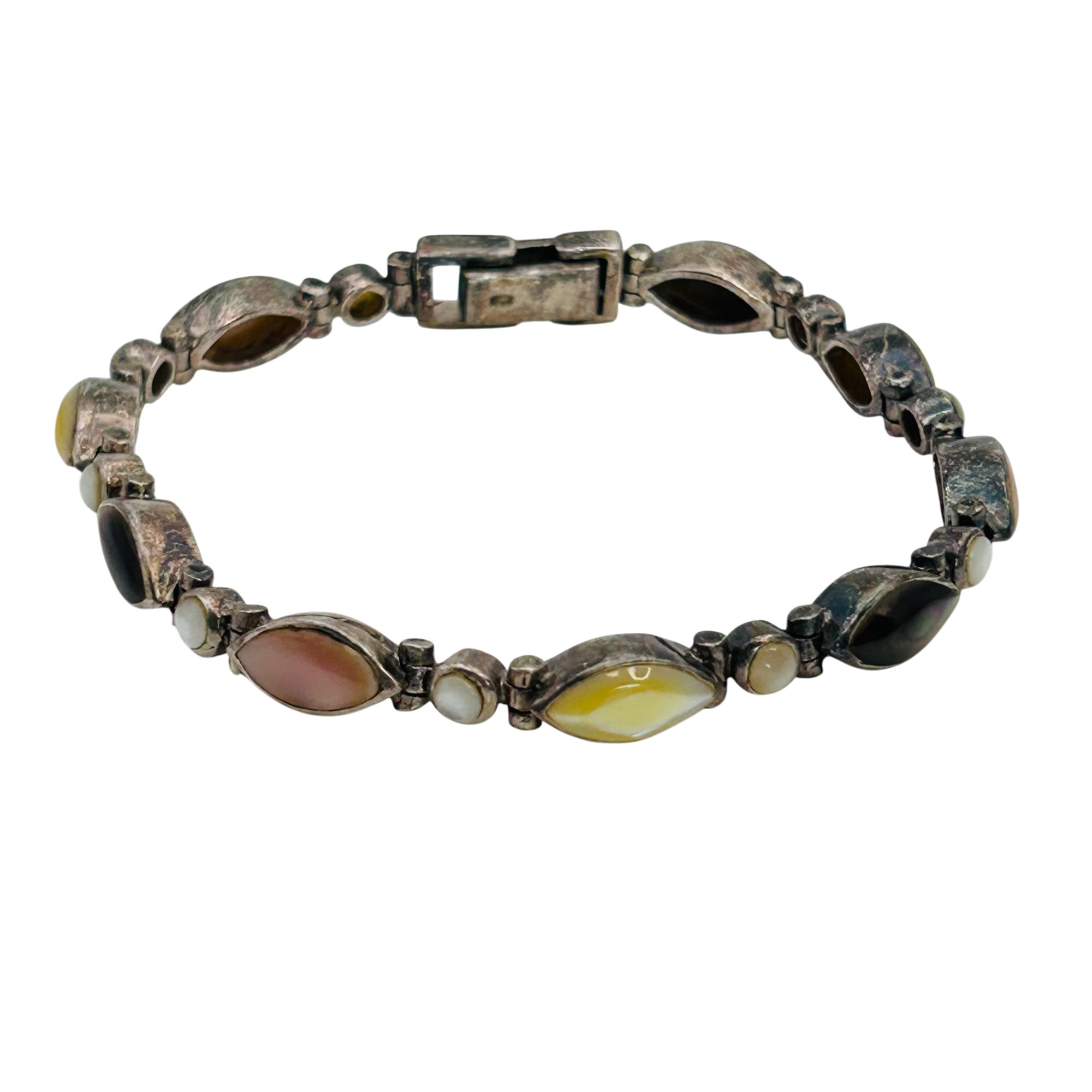 Sterling Mother Of Pearl Bracelet