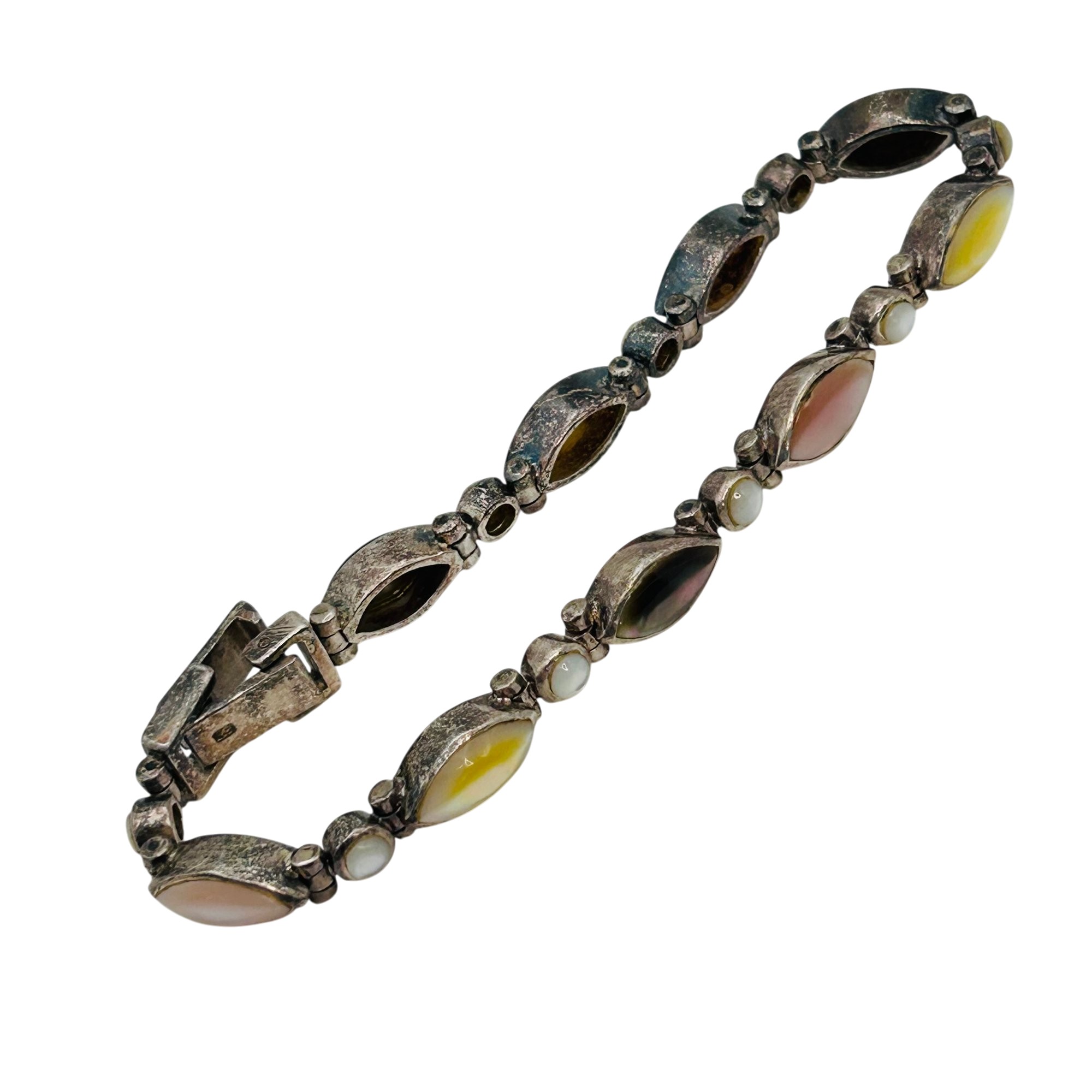 Sterling Mother Of Pearl Bracelet