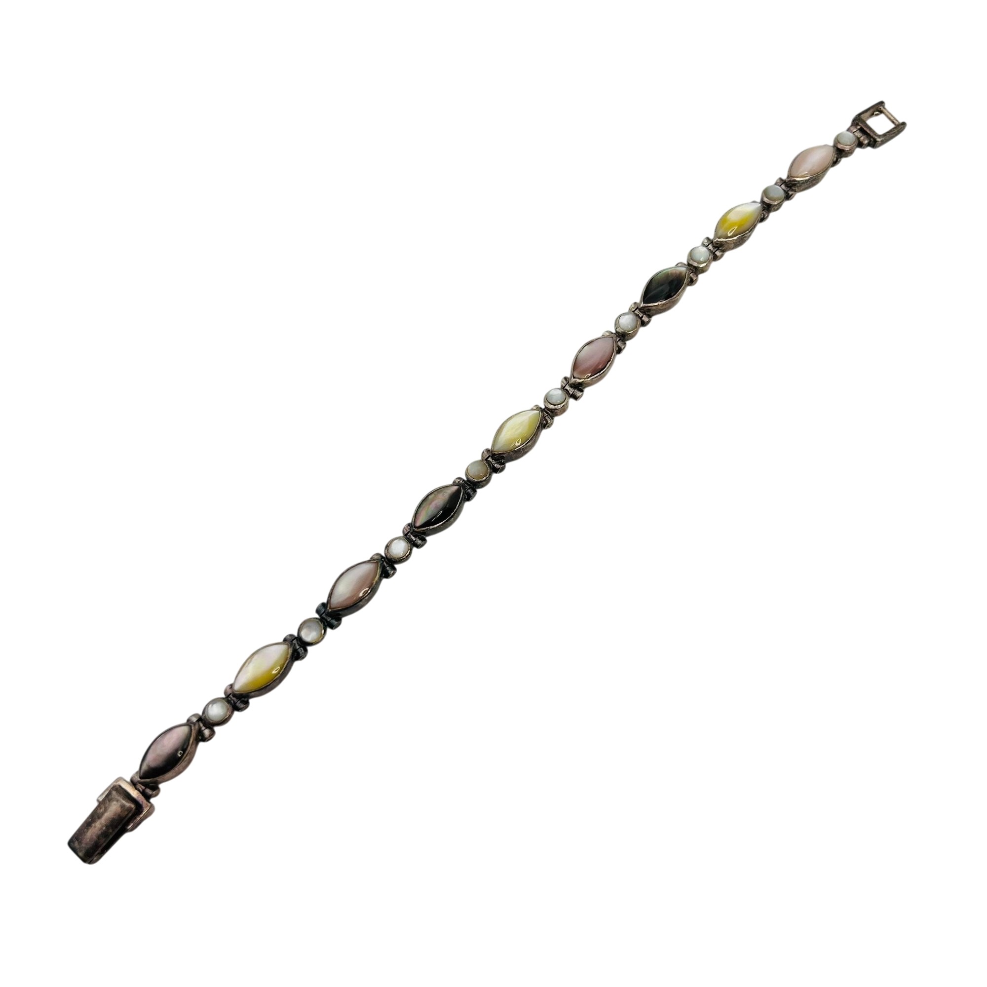 Sterling Mother Of Pearl Bracelet