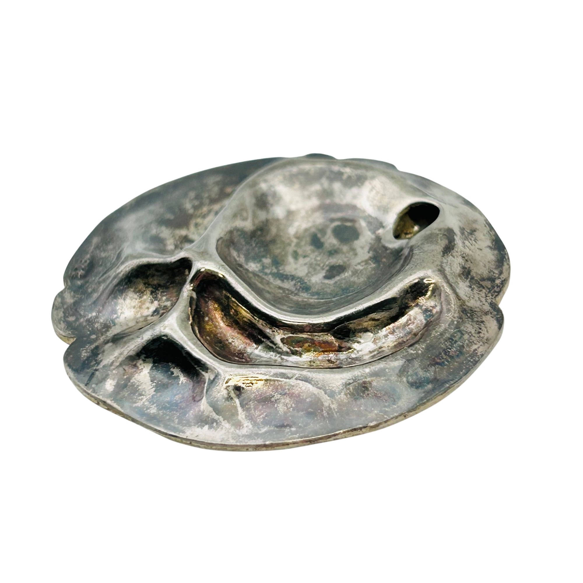 Sterling Modern Puffy Pendant