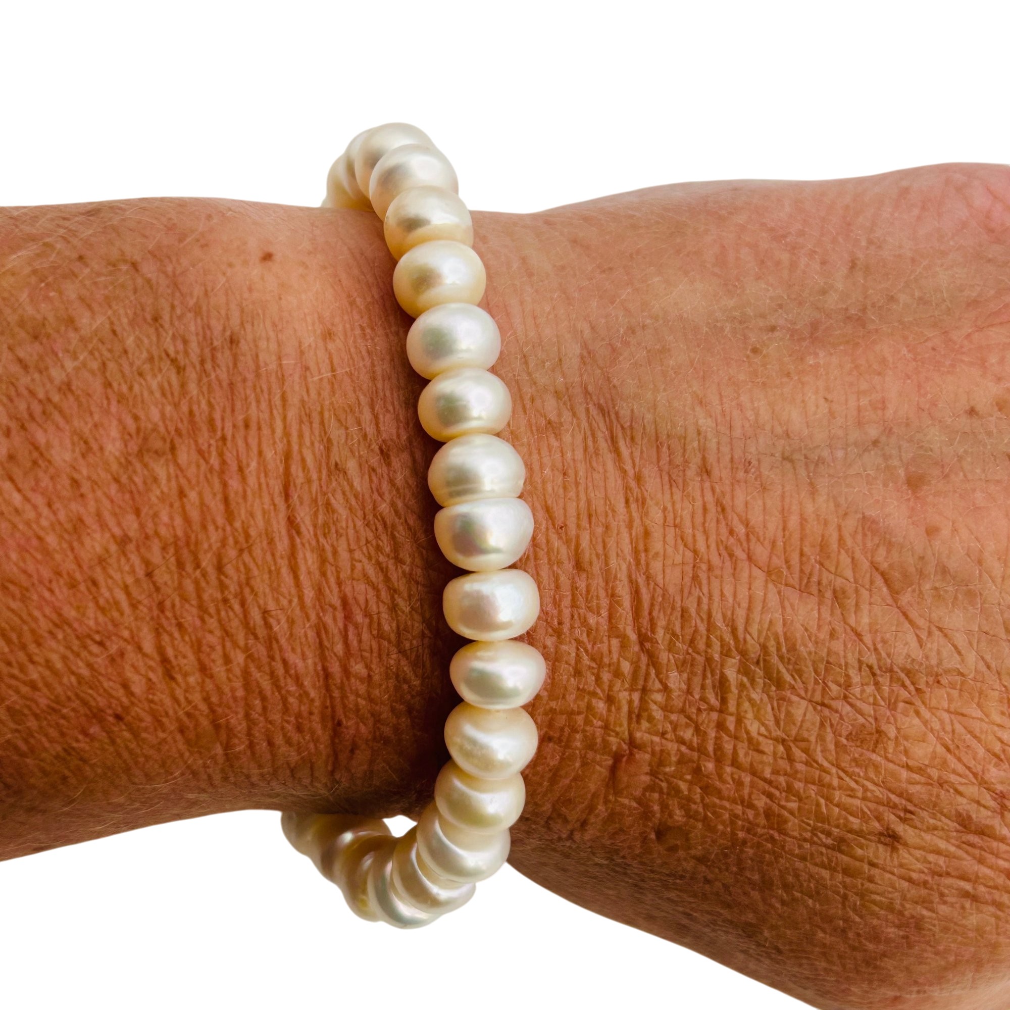 Sterling Pearl Bracelet