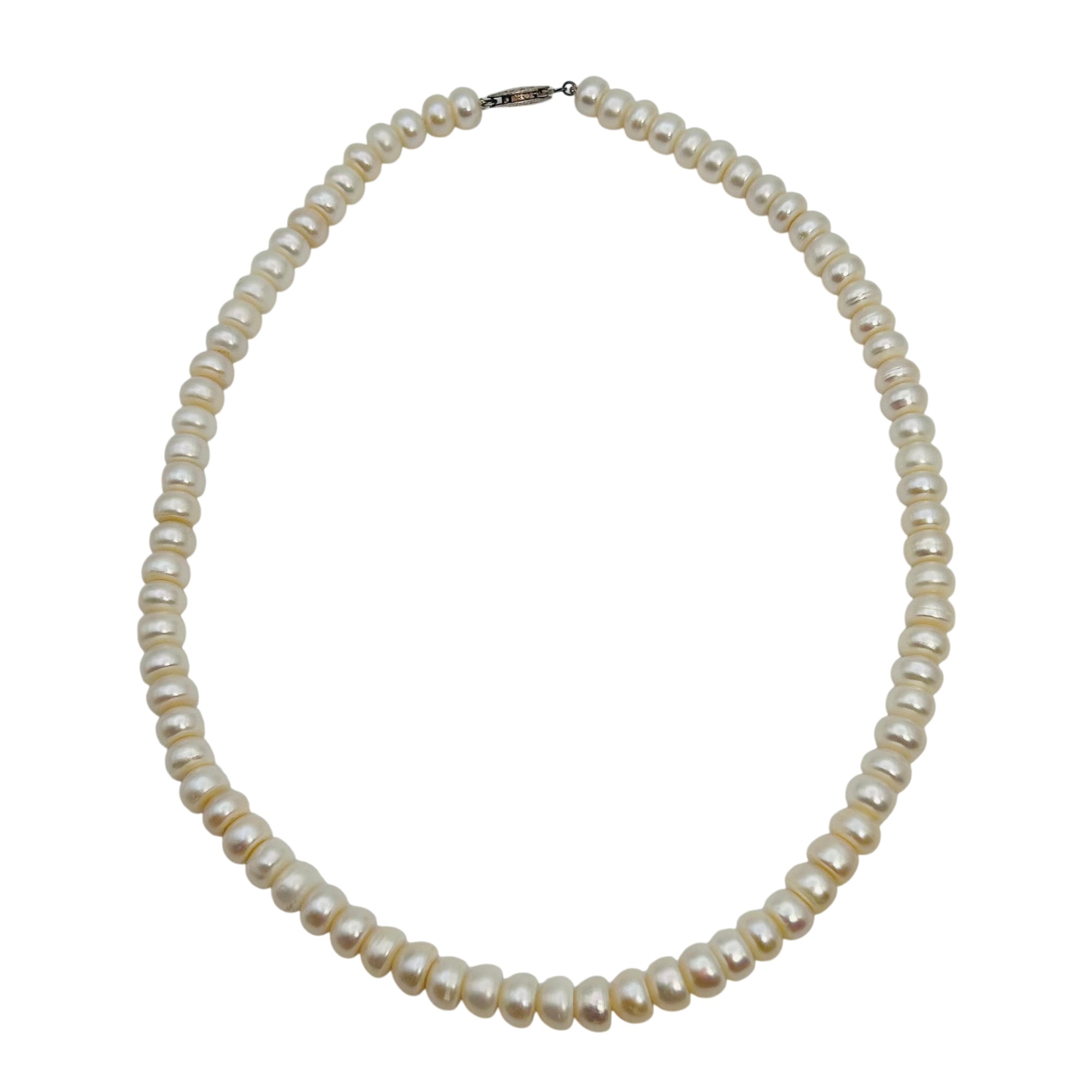 Sterling Pearl Necklace