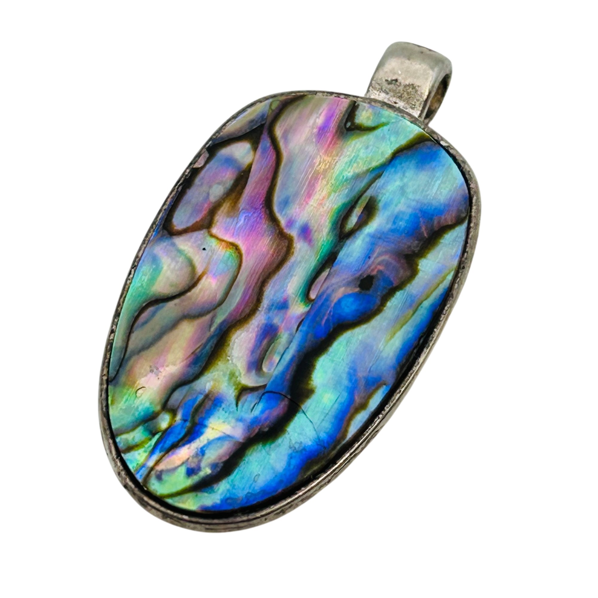 Sterling Abalone Pendant
