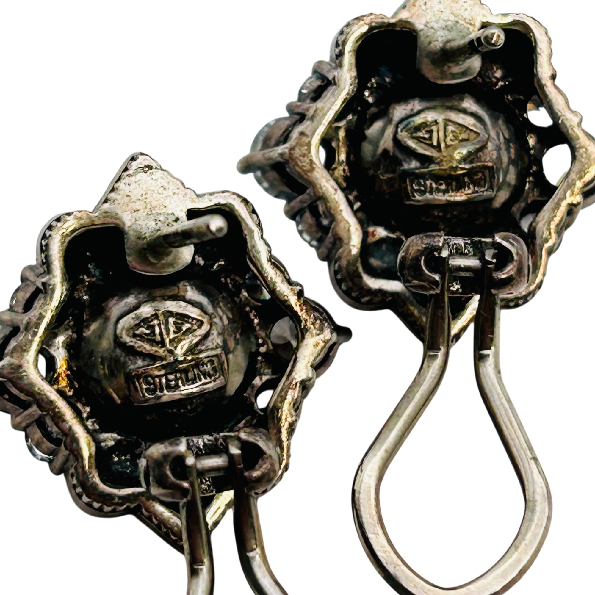 Judith Jack Sterling Earrings