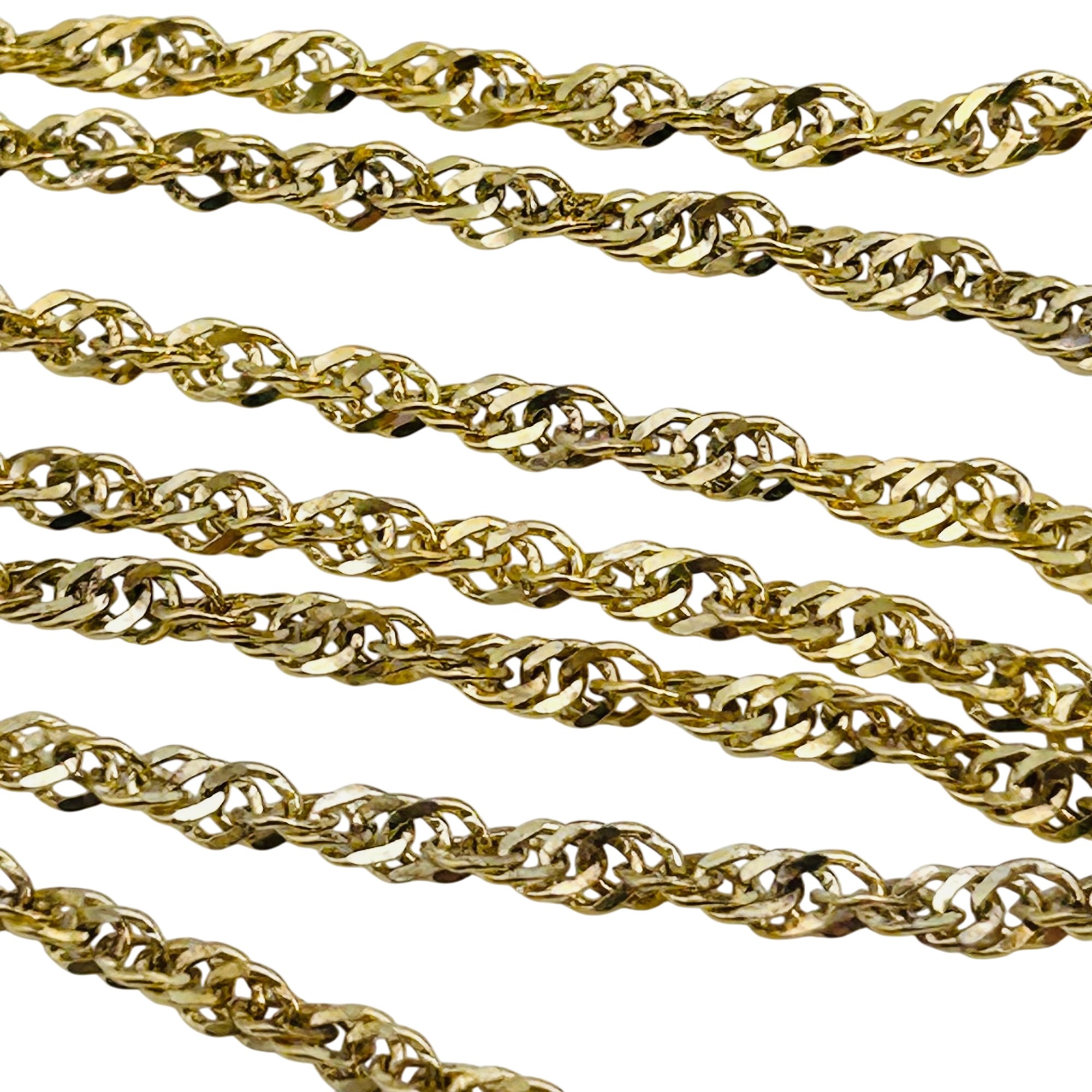 Milor Italy Sterling Twisted Chain Necklace