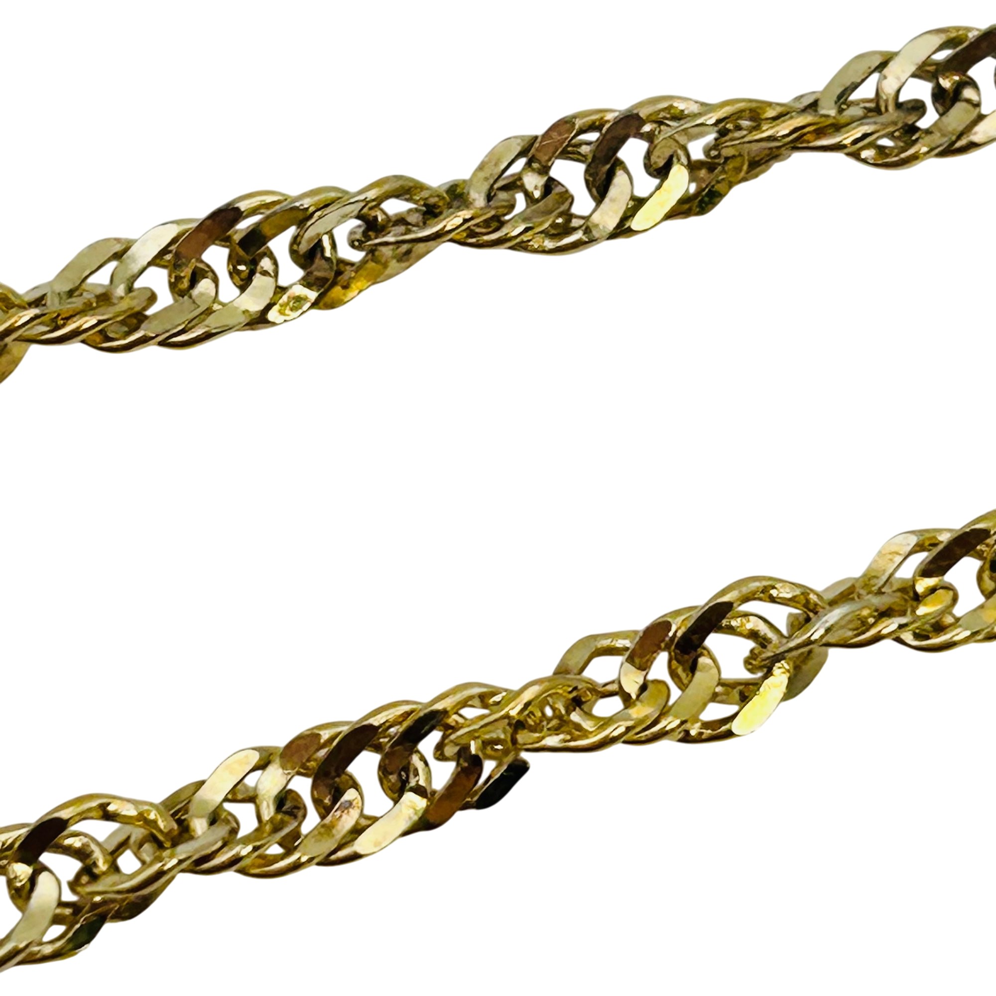 Milor Italy Sterling Twisted Chain Necklace