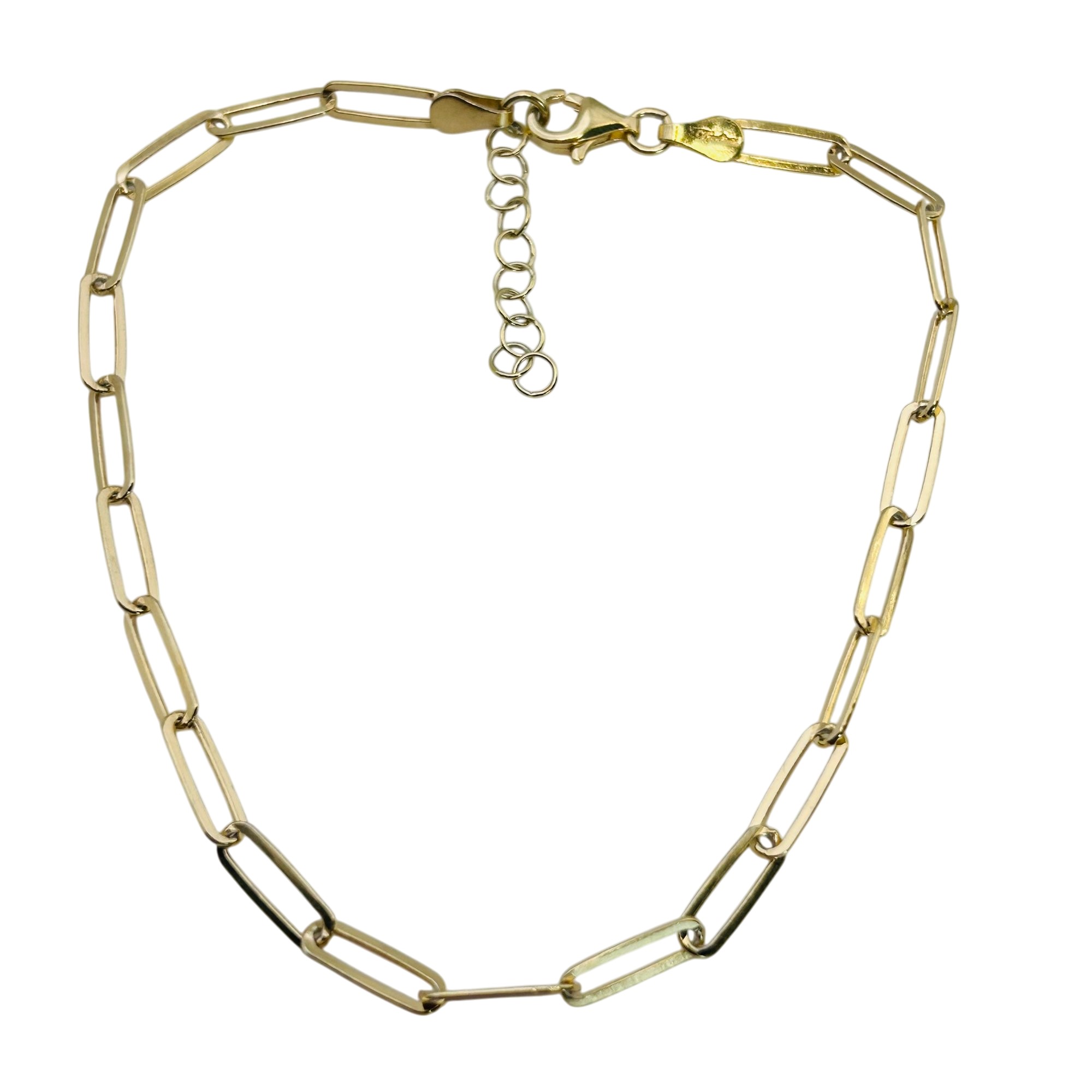 Dyadema Italy Sterling Paper Clip Chain Bracelet