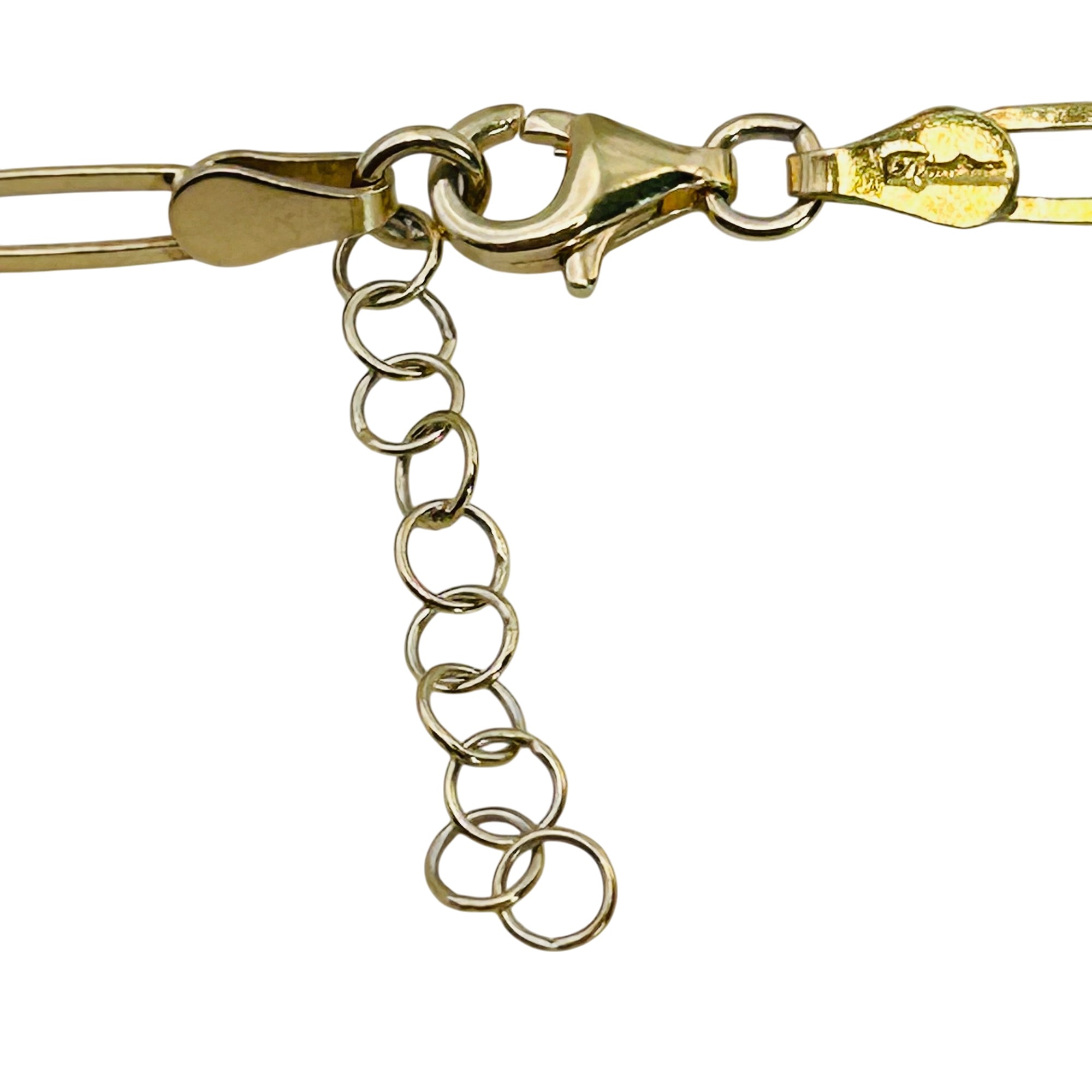Dyadema Italy Sterling Paper Clip Chain Bracelet
