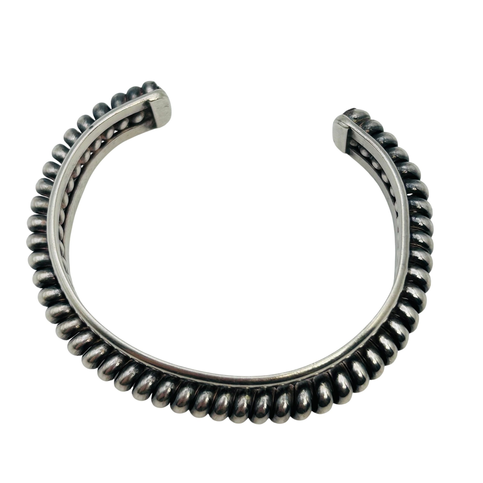 Native Sterling Twisted Wire Cuff Bracelet