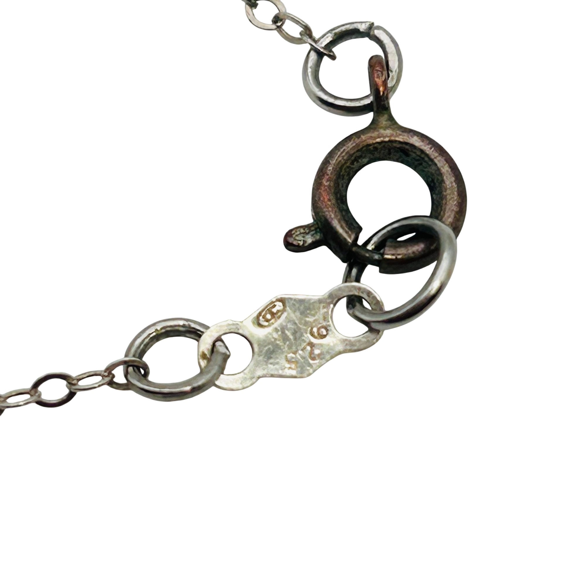 Southwest Sterling Dreamcatcher Necklace