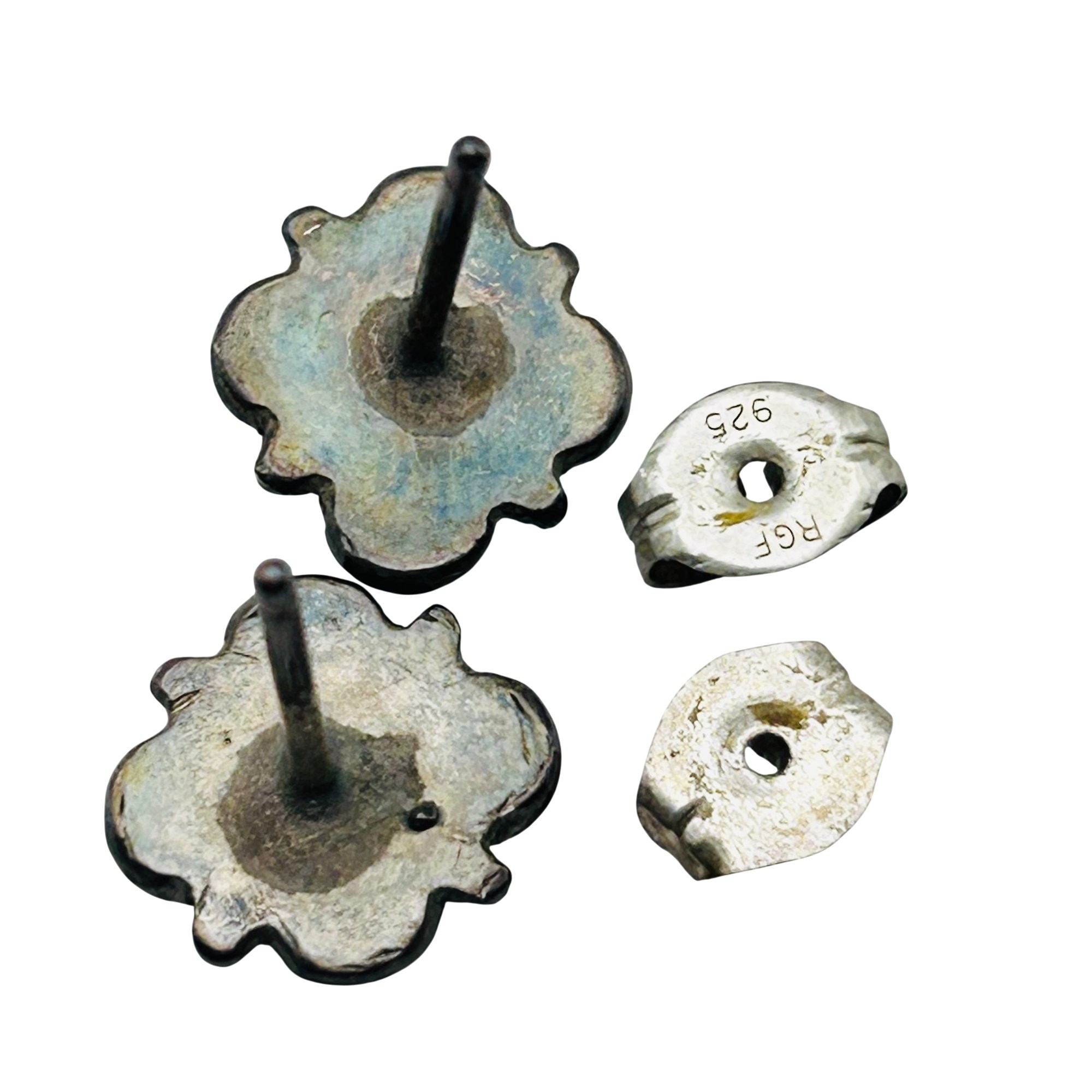 Zuni Sterling Turquoise Earrings